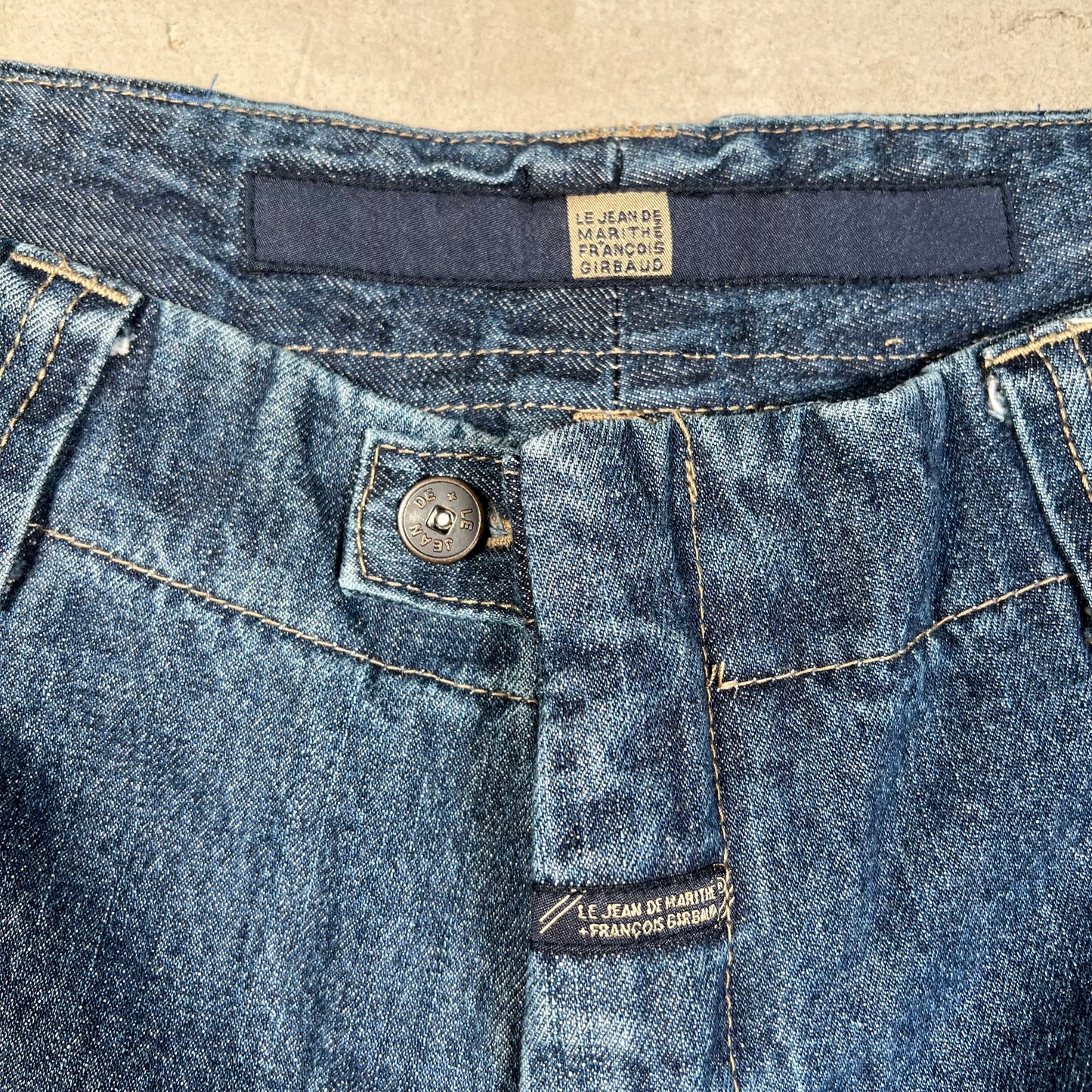 Marite Francois Girbaud Strapped Jeans Size 36 USED x17660
