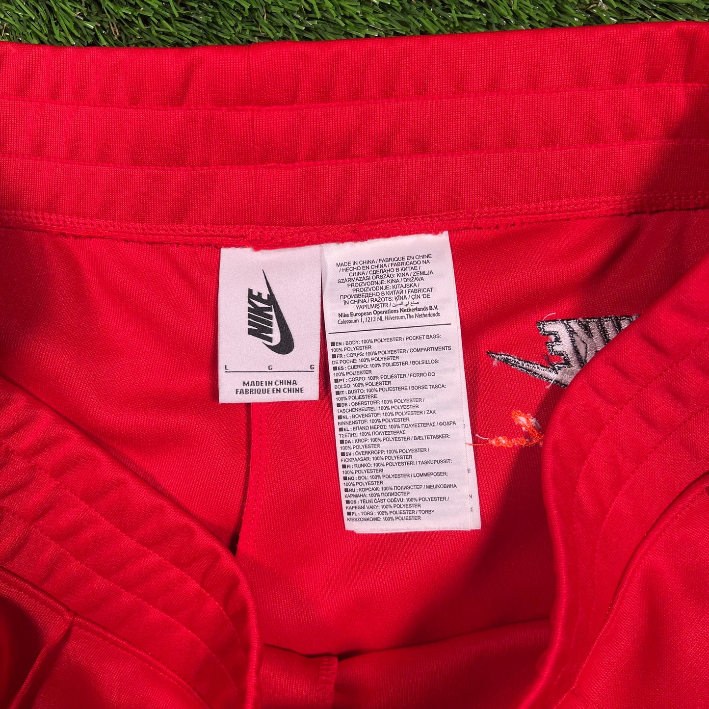 Nike Martine Rose Red Track Pants (2023) Size Large USED x16725