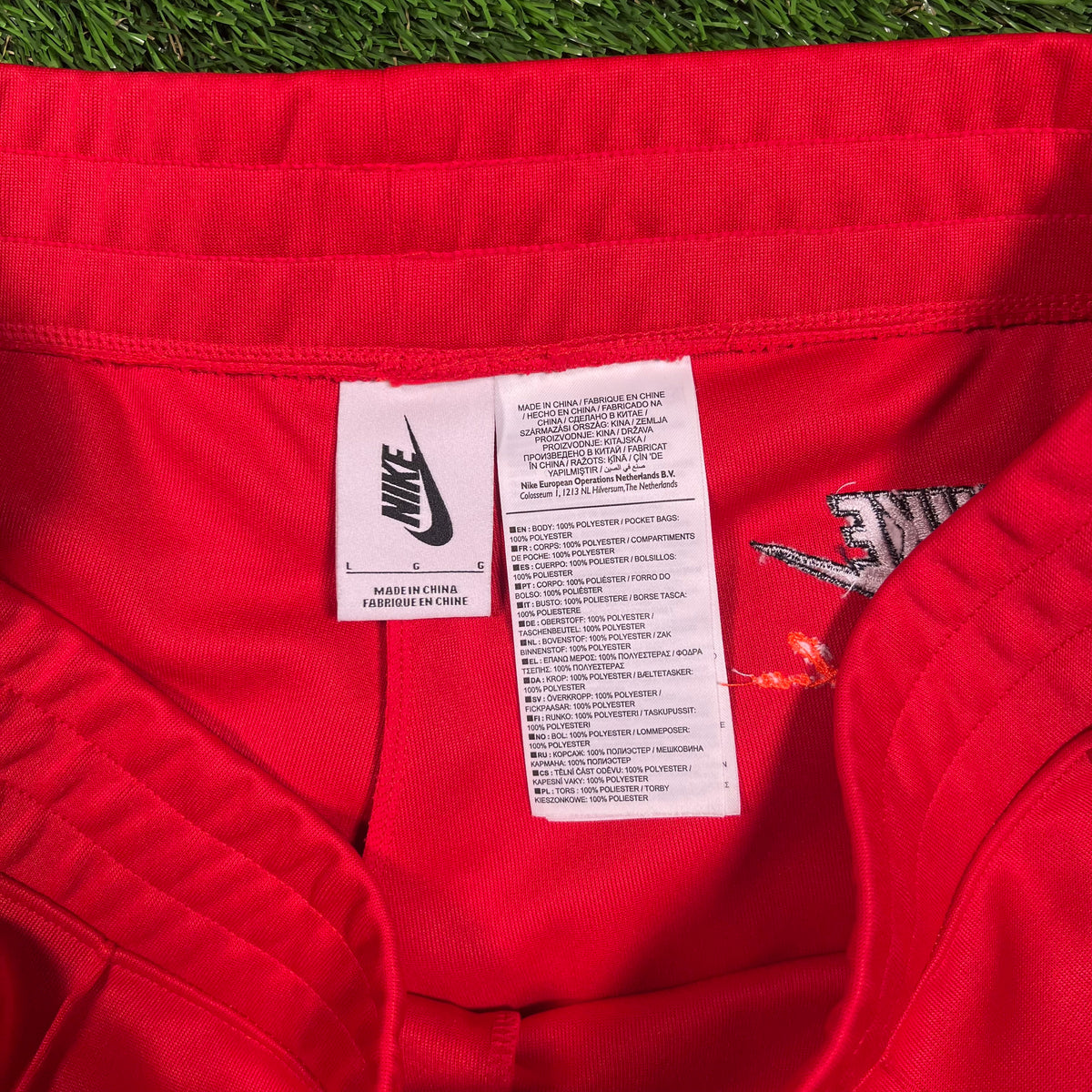 Nike Martine Rose Red Track Pants (2023) Size Large USED x16725