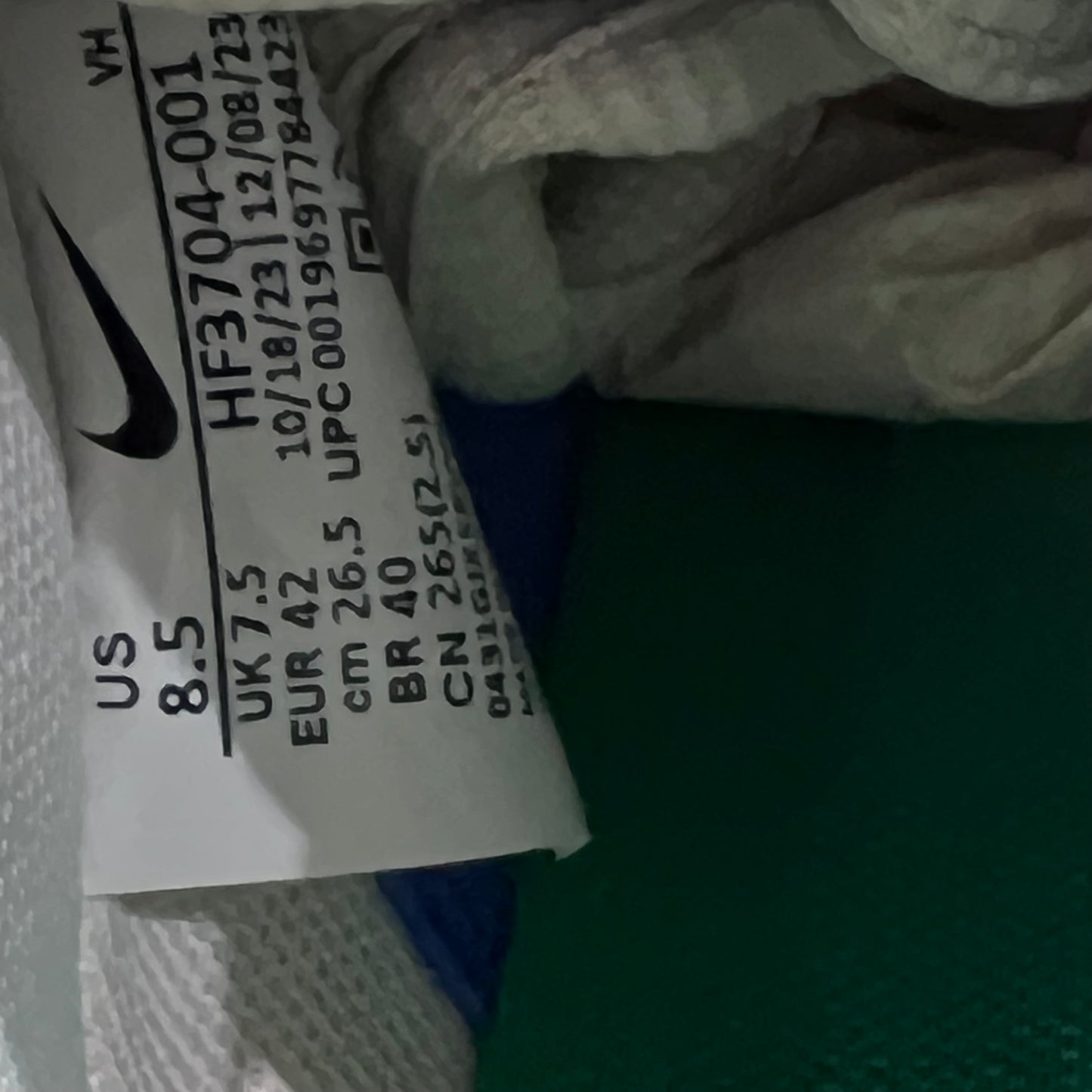 Nike SB Dunk Low Hyoper Royal Malachite (2024) Size 8.5 USED s21958