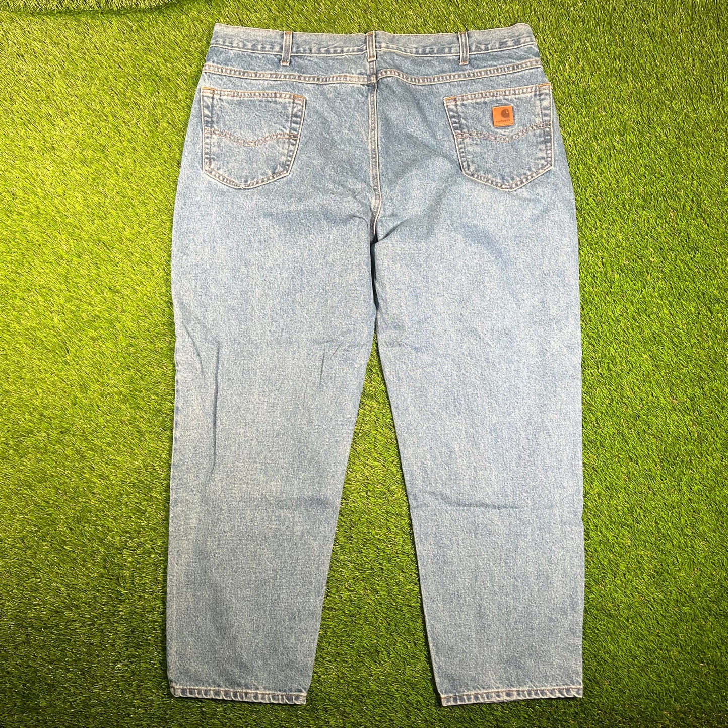 Y2K Carhartt Blue Jeans Size 36 USED v18076