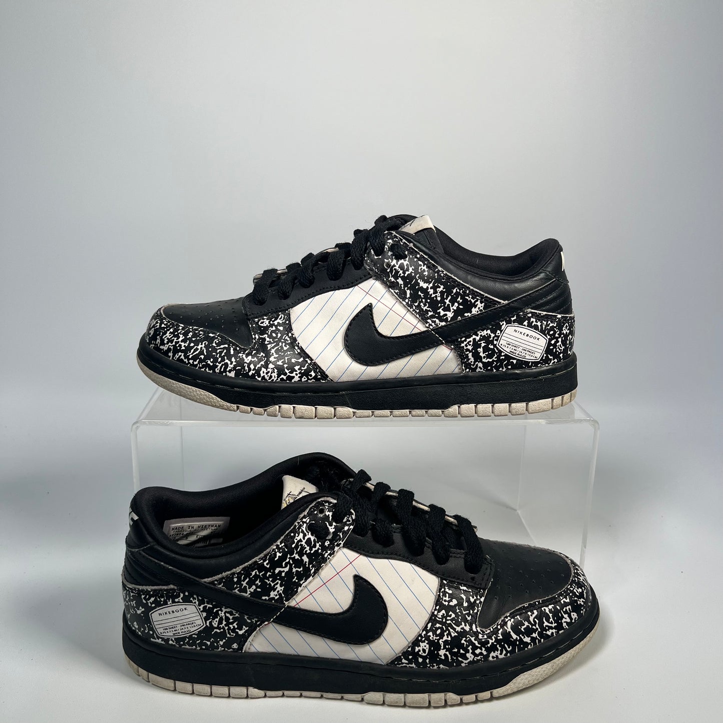 Nike Dunk Low Nikebook Notepad (2007) Size 5.5y USED s17685