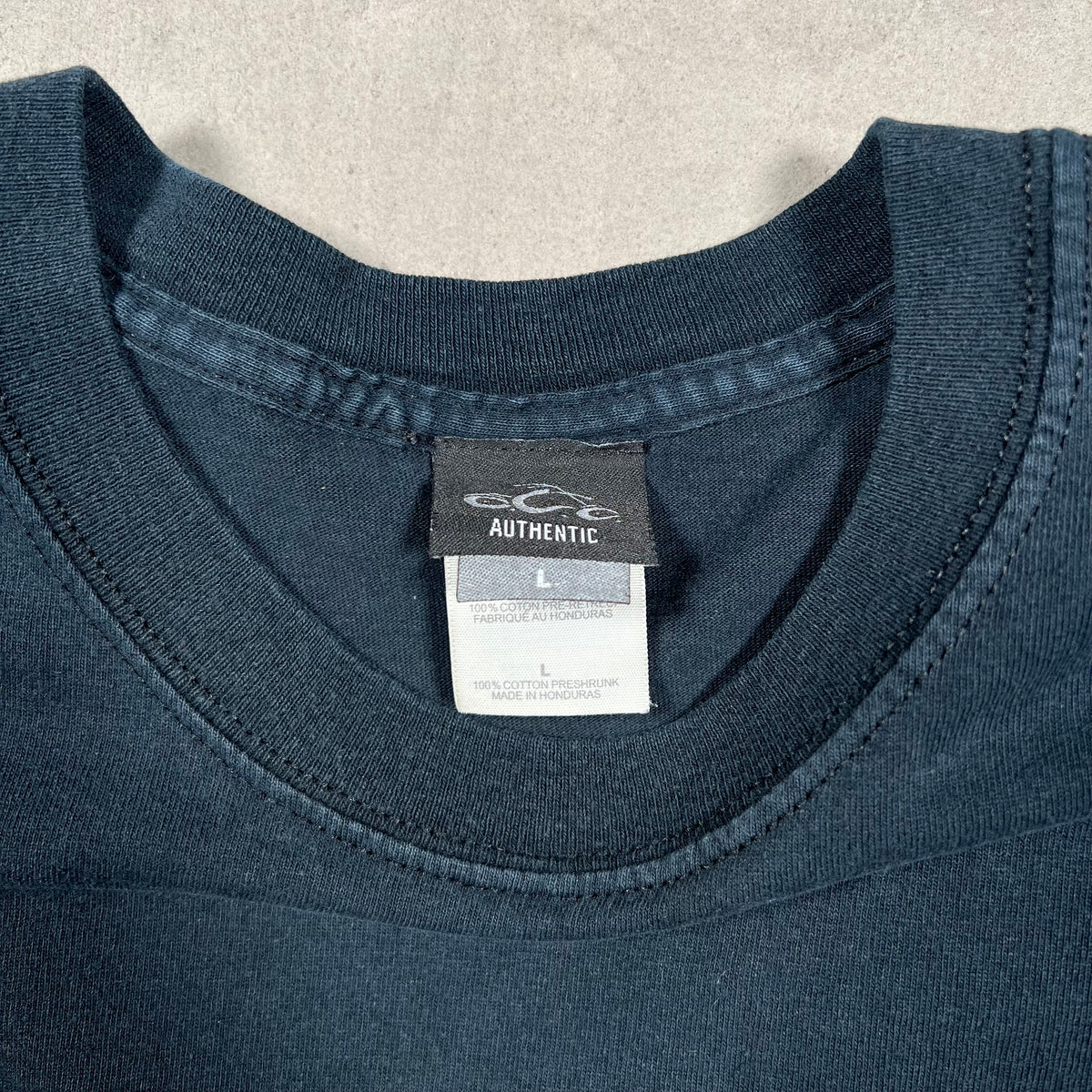 Y2K OCC Choppers Black Tee Size Large USED v20403