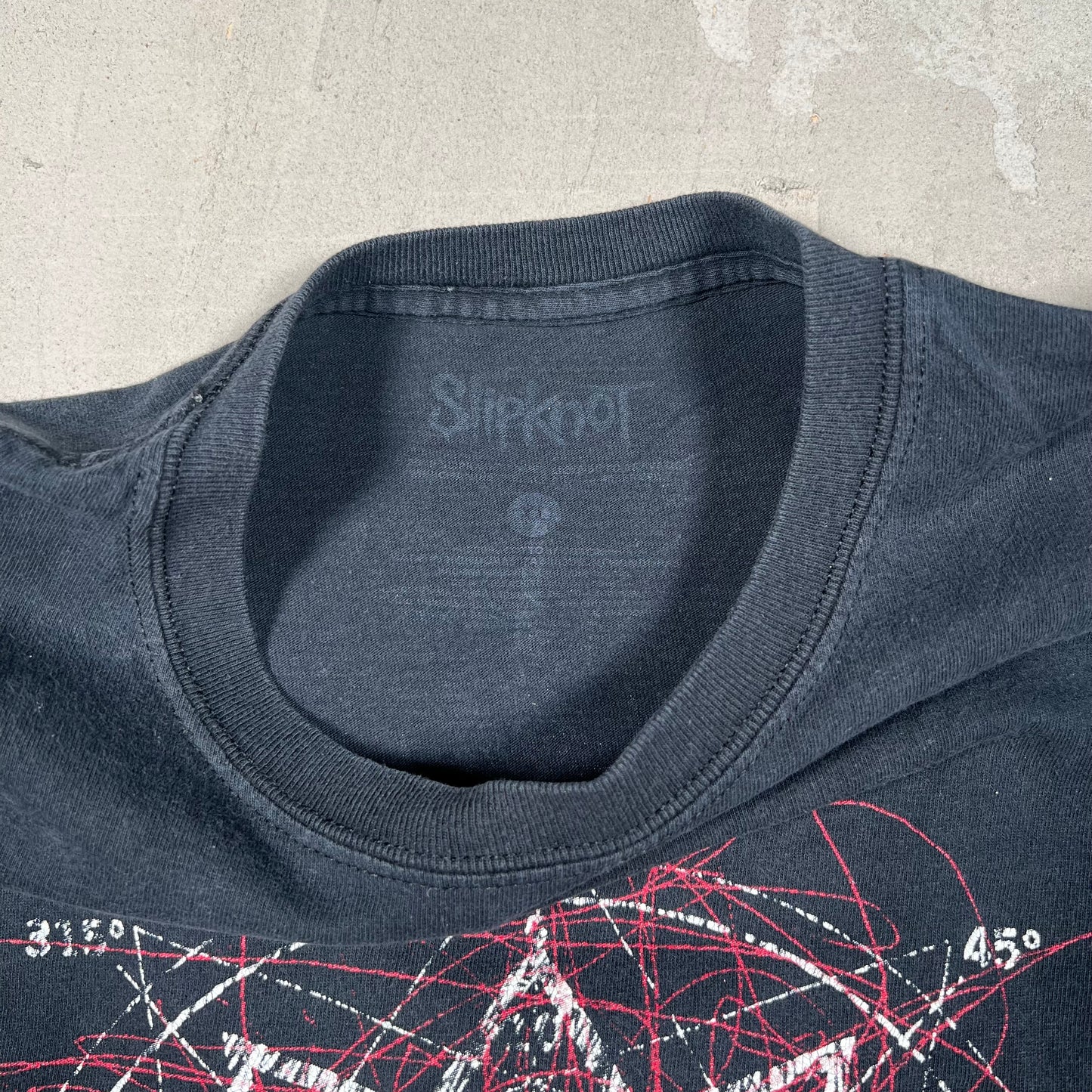 Slipknot Nonagram Black Tee Medium USED v19180
