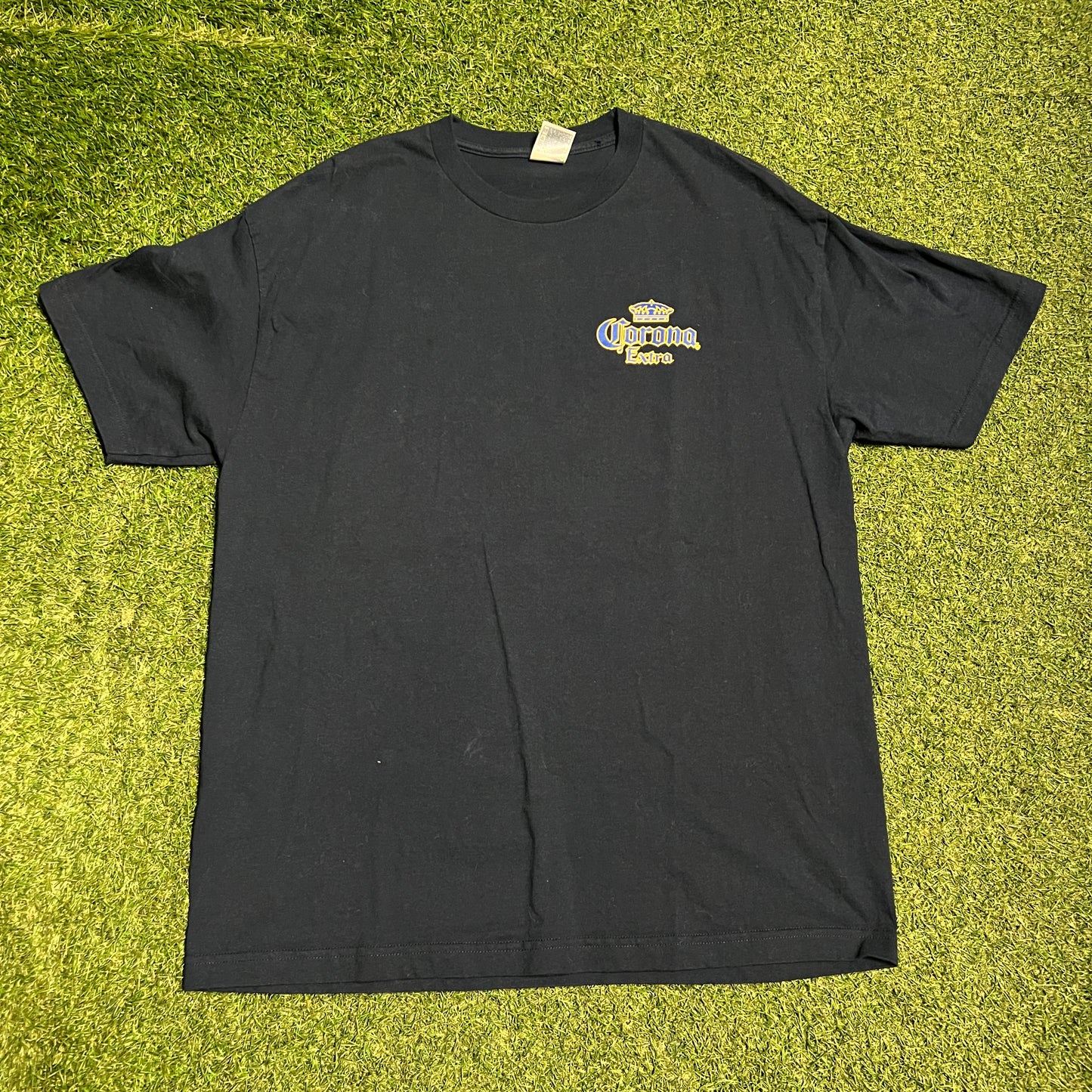 2003 Corona Extra Thirst & Rescue Navy Blue Tee Size XL USED v16375