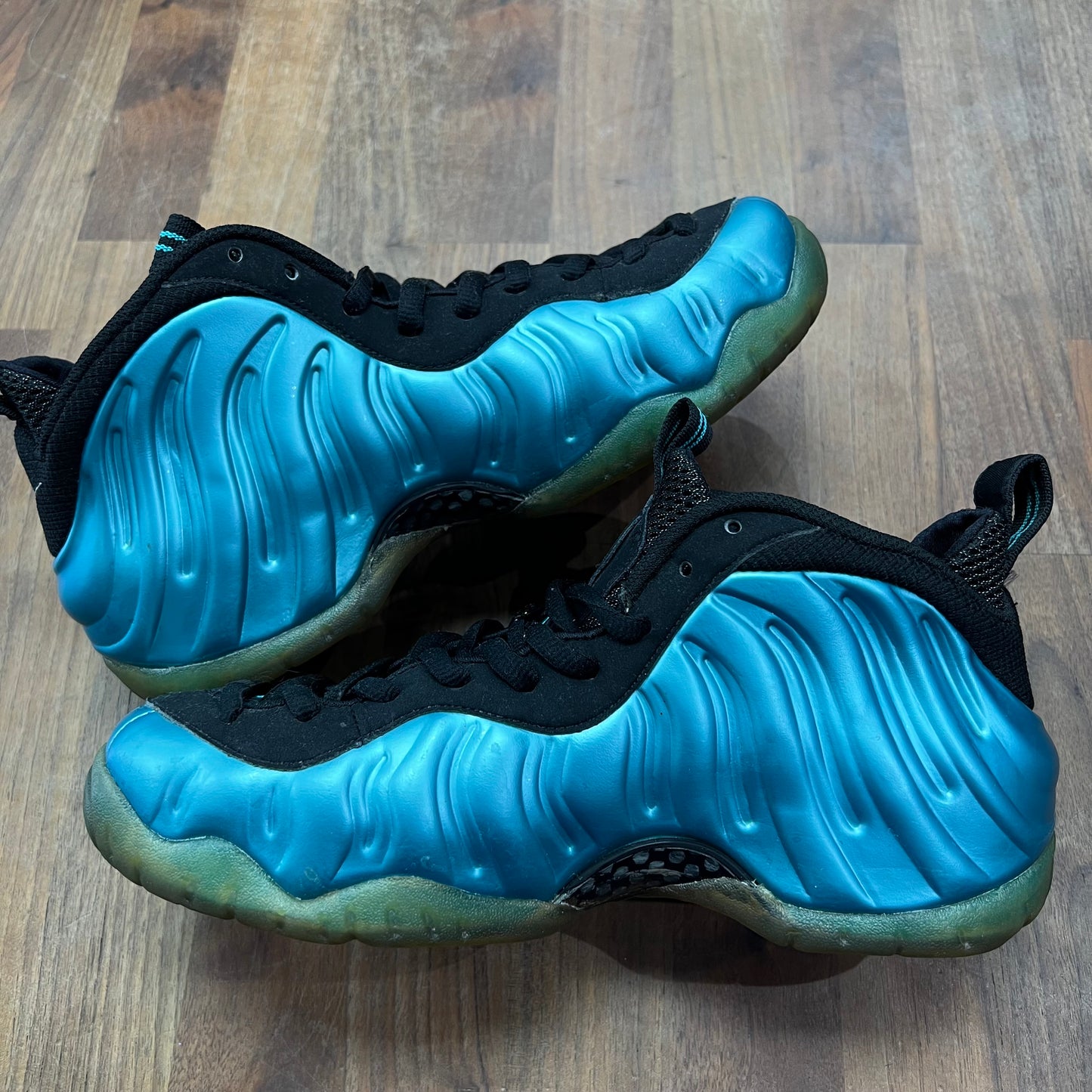 Nike Air Foamposit Pro Electro Blue Size 8 USED S17116