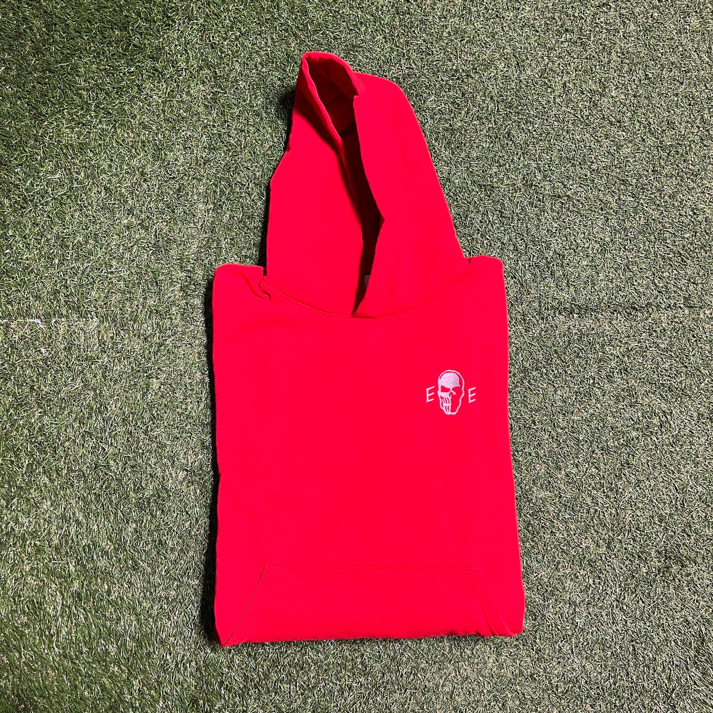 Eric Emanuel "NYC 6 on 1 Classic" Red Hoodie Size XL USED x13426