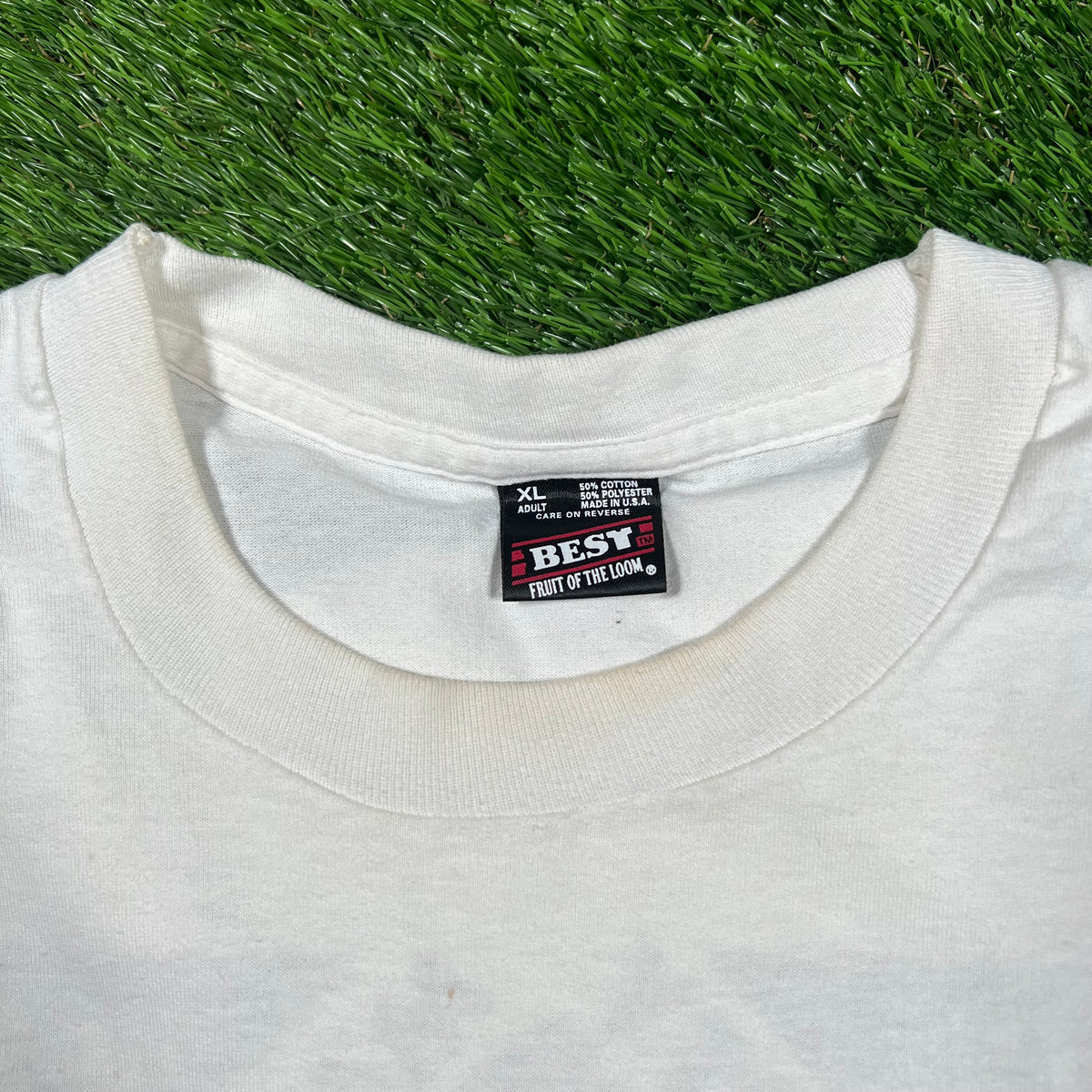 1995 Caution Party Ahead White Tee Size XL USED v17118