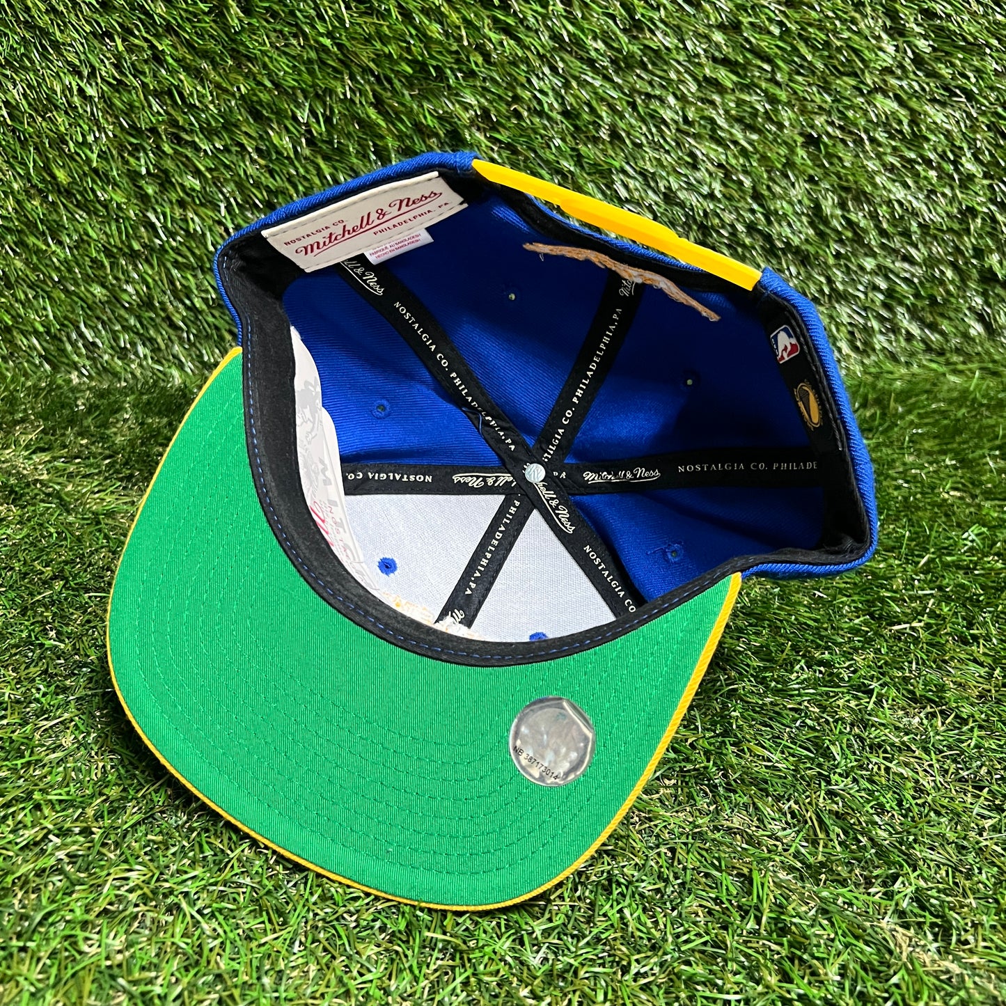 Mitchell & Ness Golden State Warriors Blue Hat One Size USED v15993
