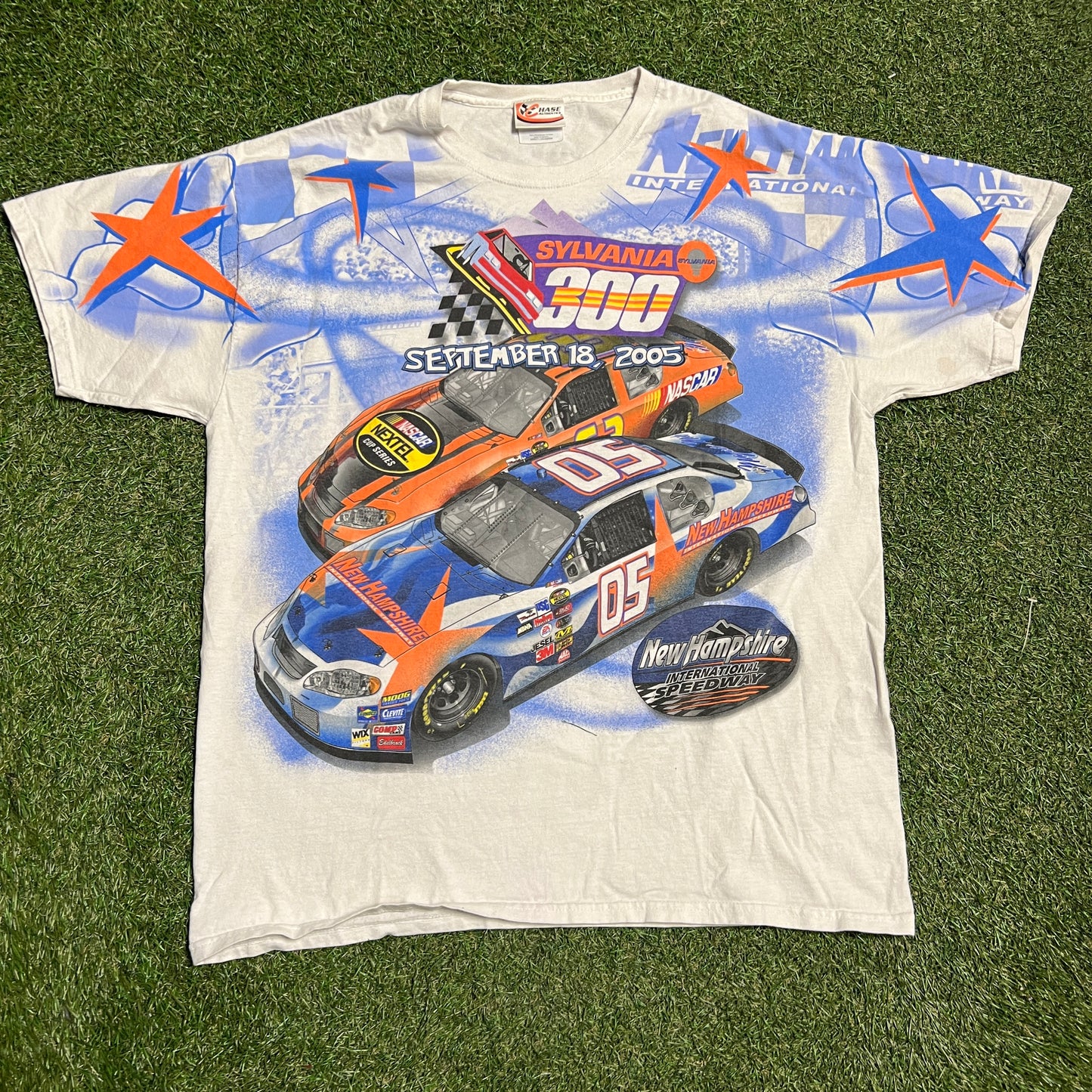 2005 Chase Aunthetics Magic Mile Sylvania White Tee Size Large USED v16177