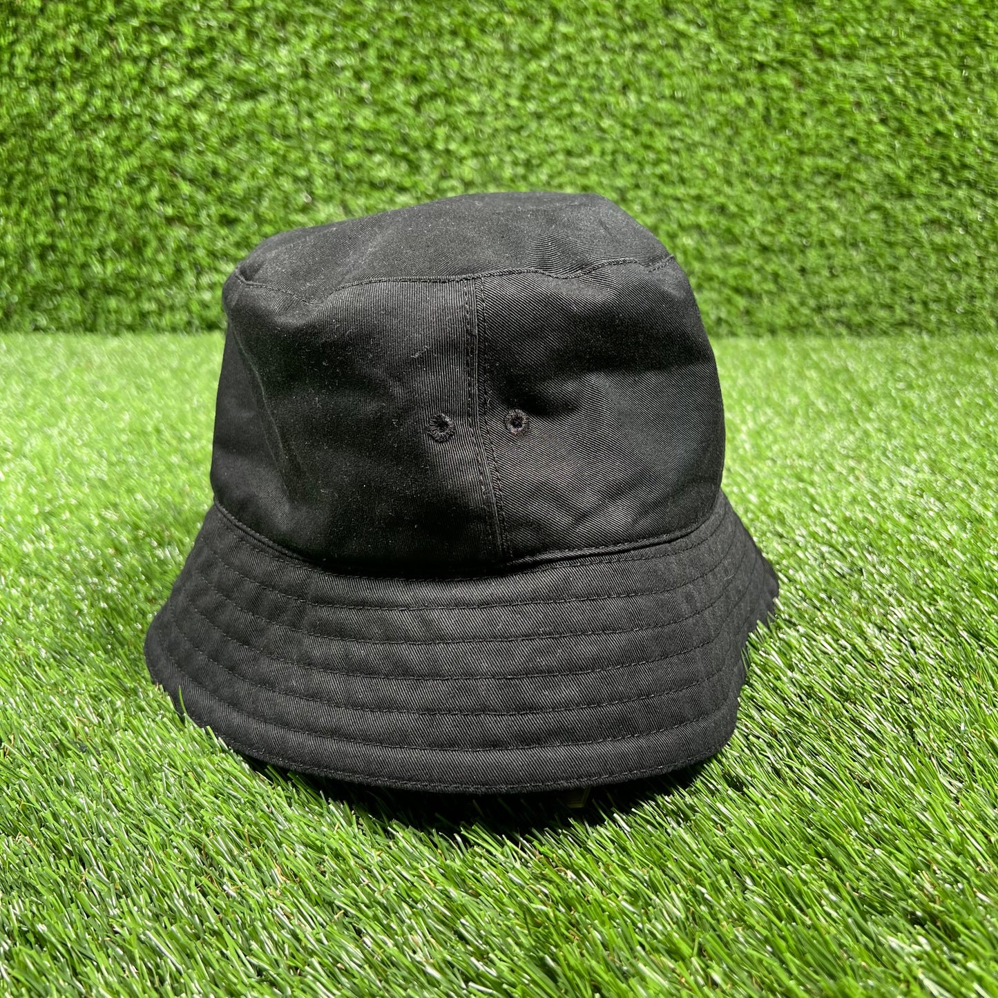 Off White Gradient X Logo Black Bucket Hat USED x14747