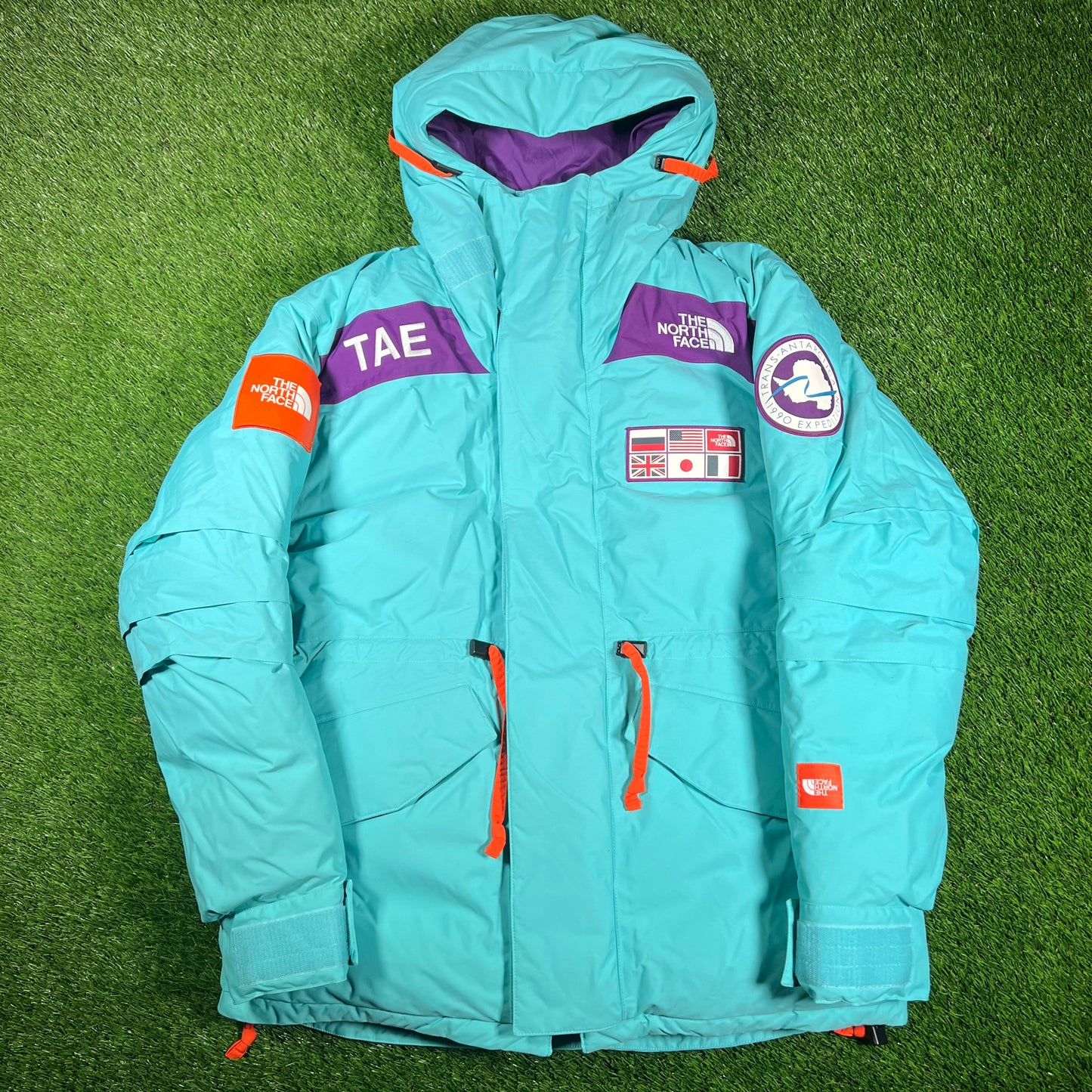 The North Face Trans-Antarctica Expedition 700 Down Park Jacket Blue Size Medium NEW x14844