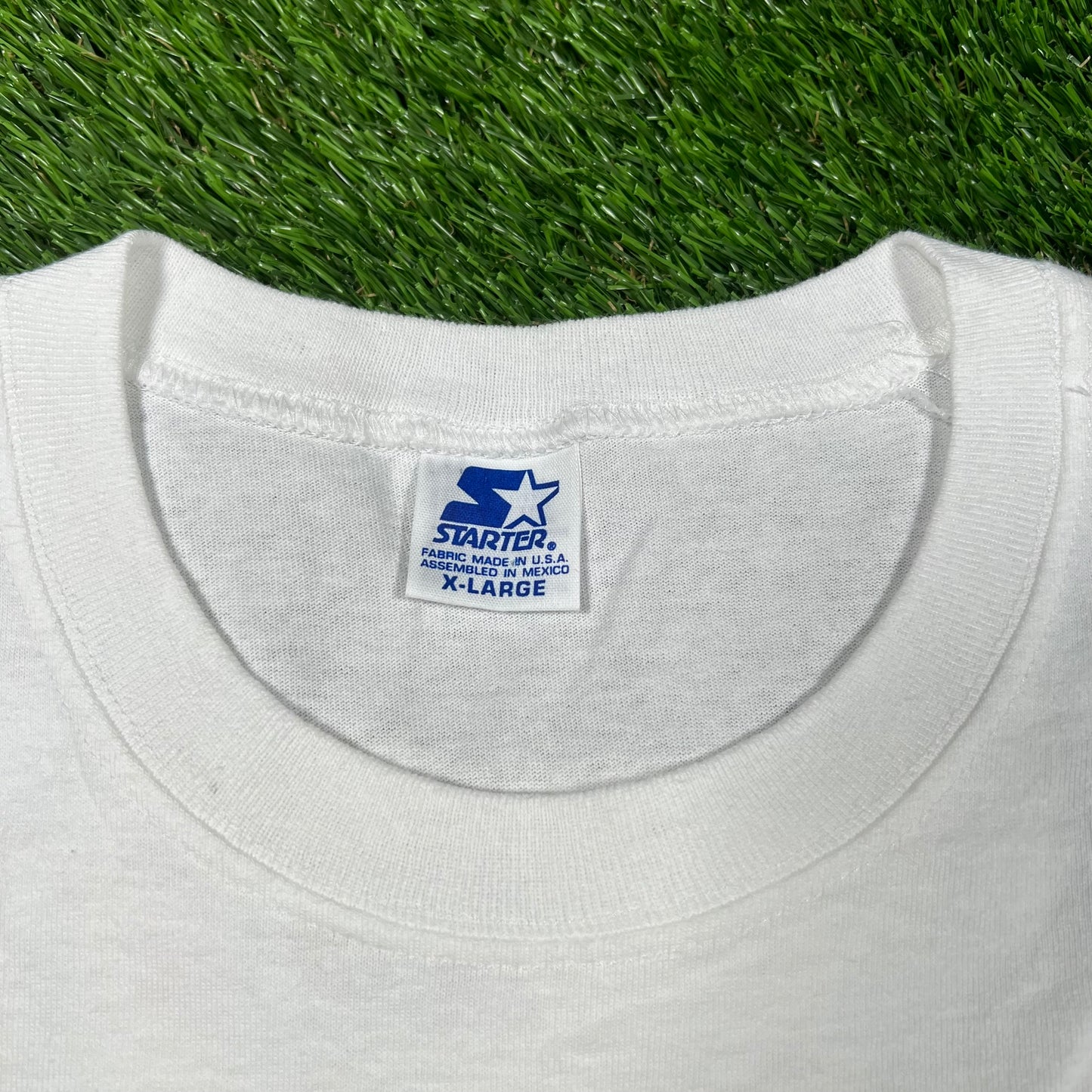 1996 Chicago Bulls Greatest Team Ever Starter Tag White Tee Size XL USED v16743