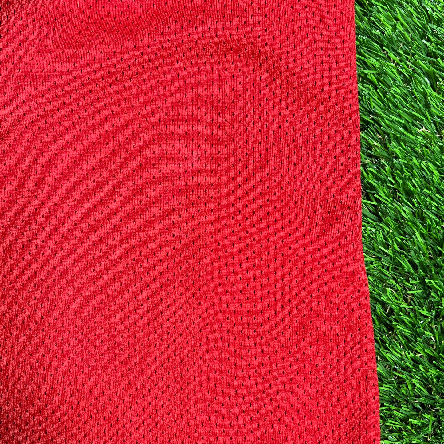 Eric Emanuel Black Pipping Red Shorts Size XL USED x14396