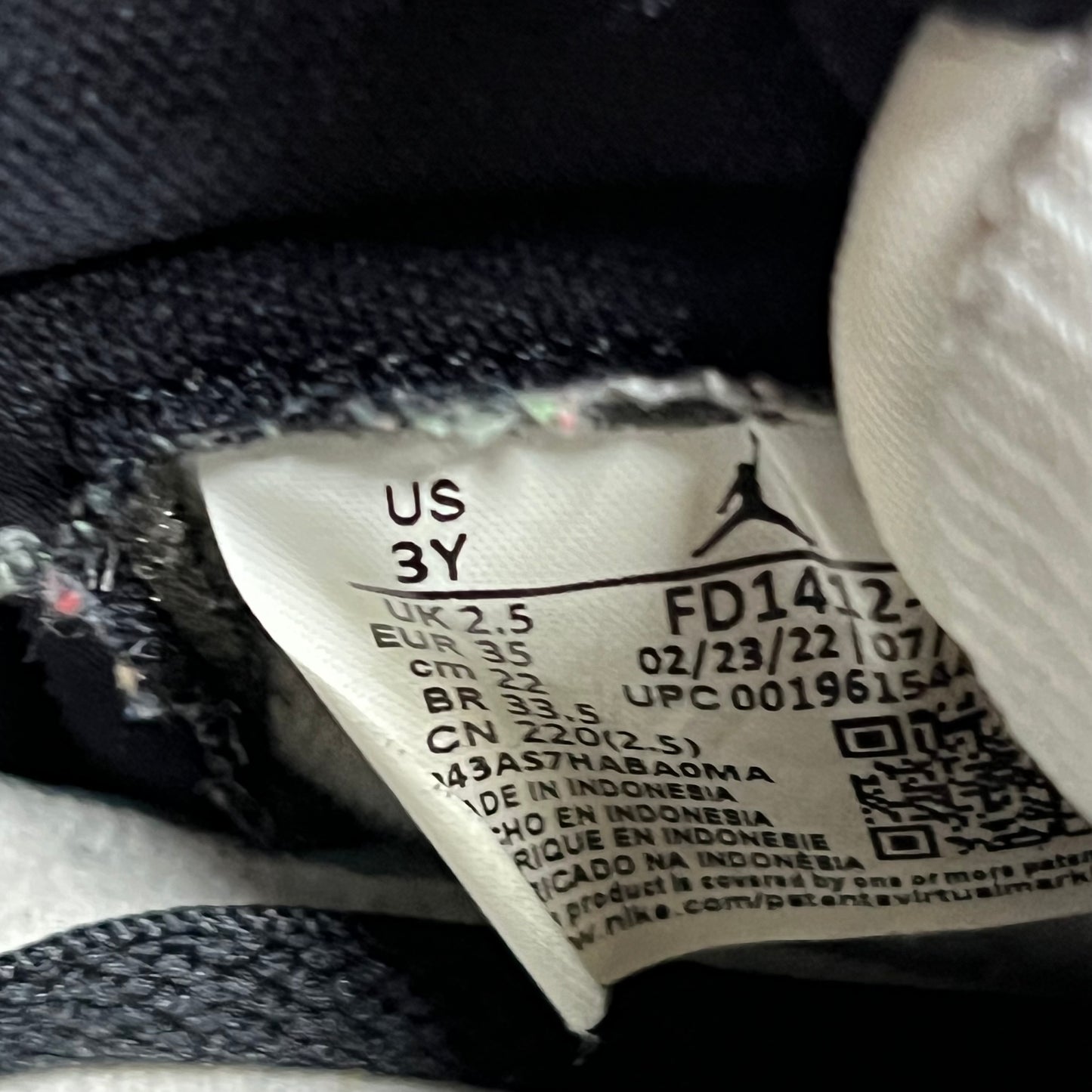 Jordan 1 High Lost and Found (2022) Size 3Y USED s19350