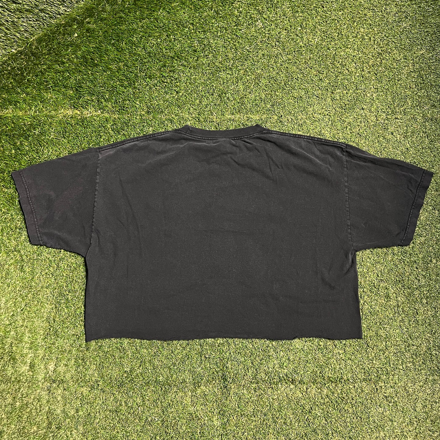 1990s Metallica Kill Em All Black Cropped Tee Size XXL USED v16480