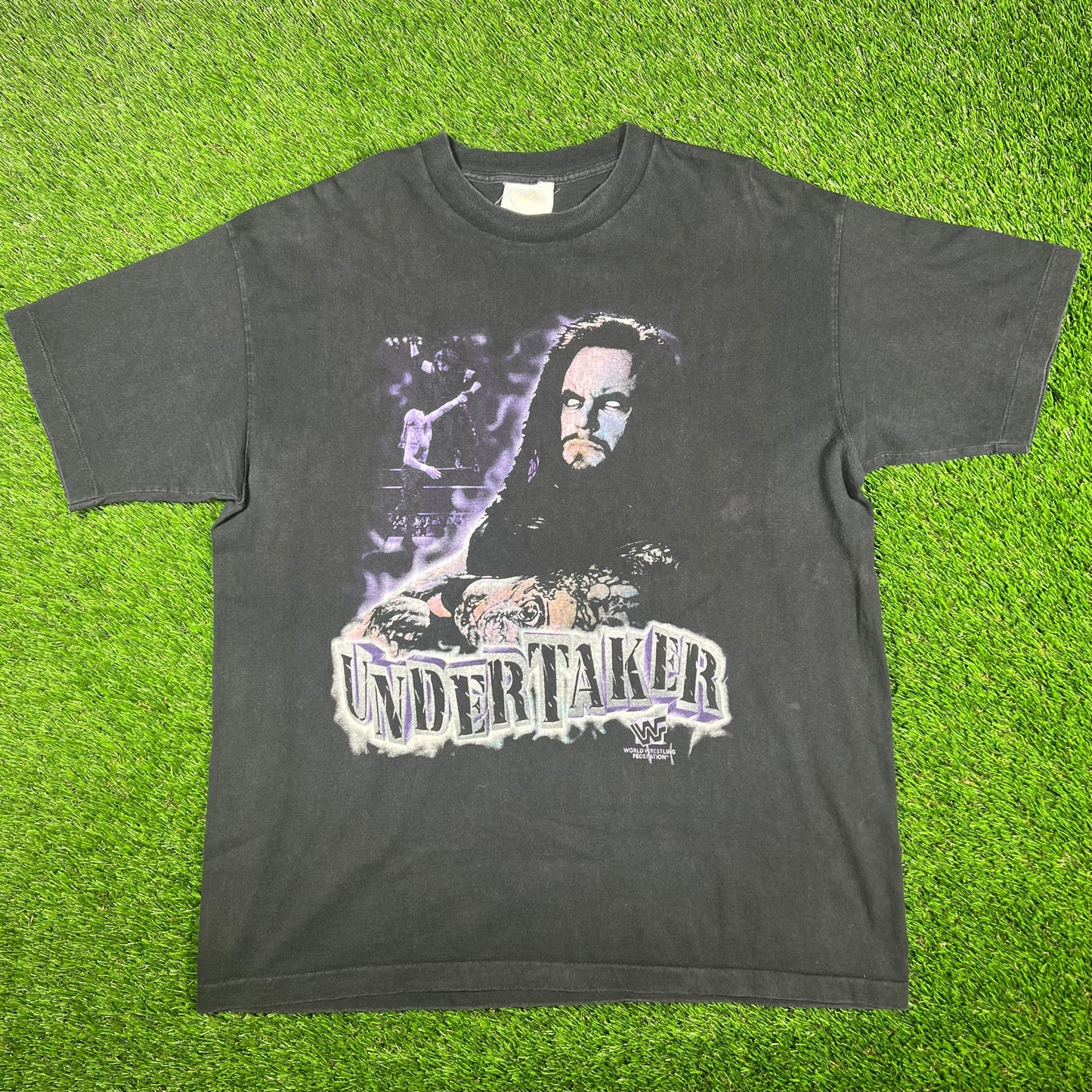 1997 Undertaker "Death Becomes Me!" Black Tee Size XL USED v17084