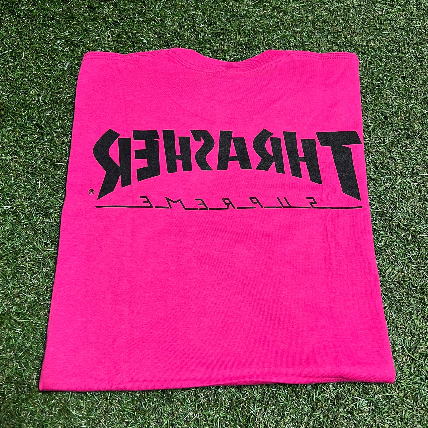 Supreme x Thrasher Pink Video Game Tee Size Large NEW x13882