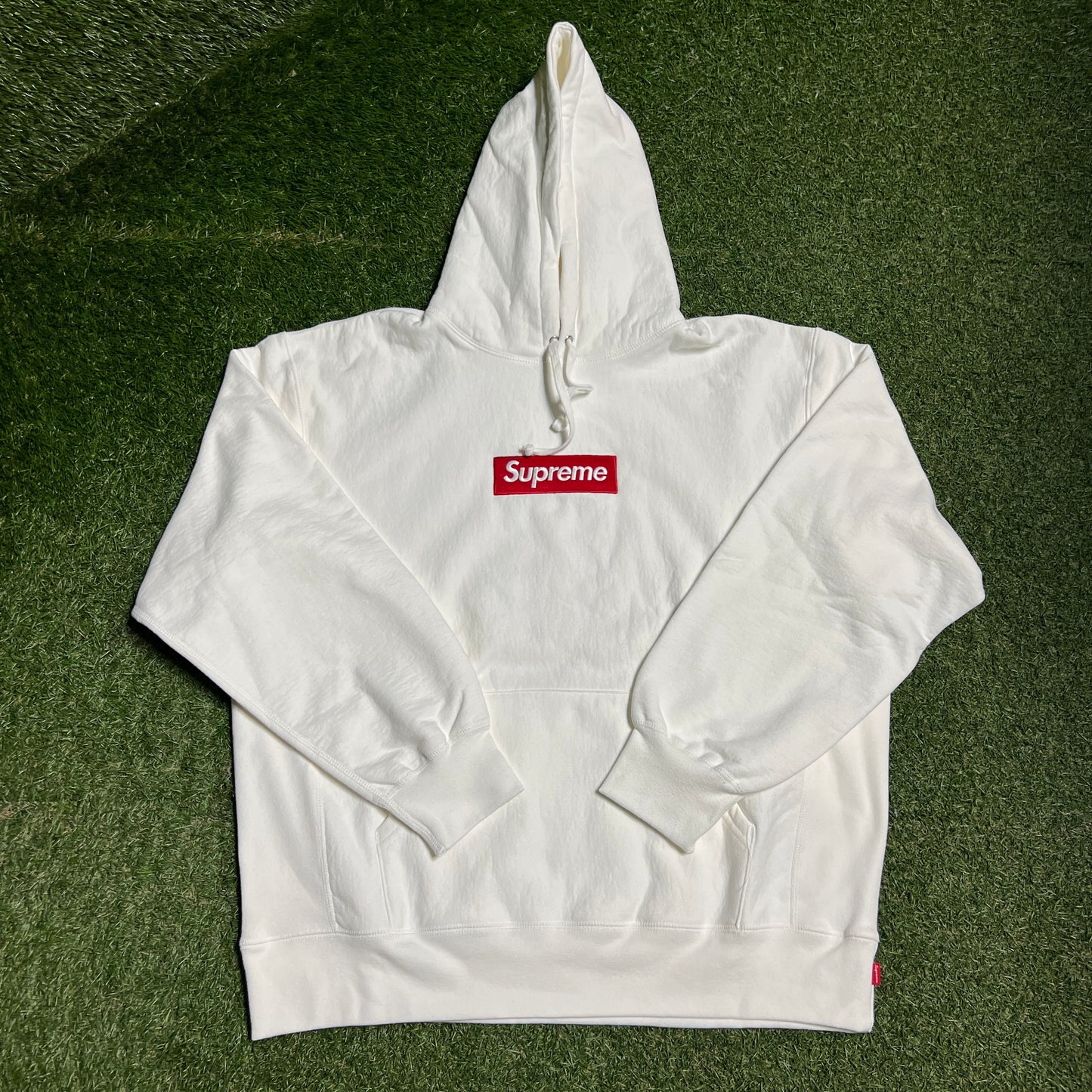 Supreme White BOGO Hoodie (2021) Size XL USED x14251