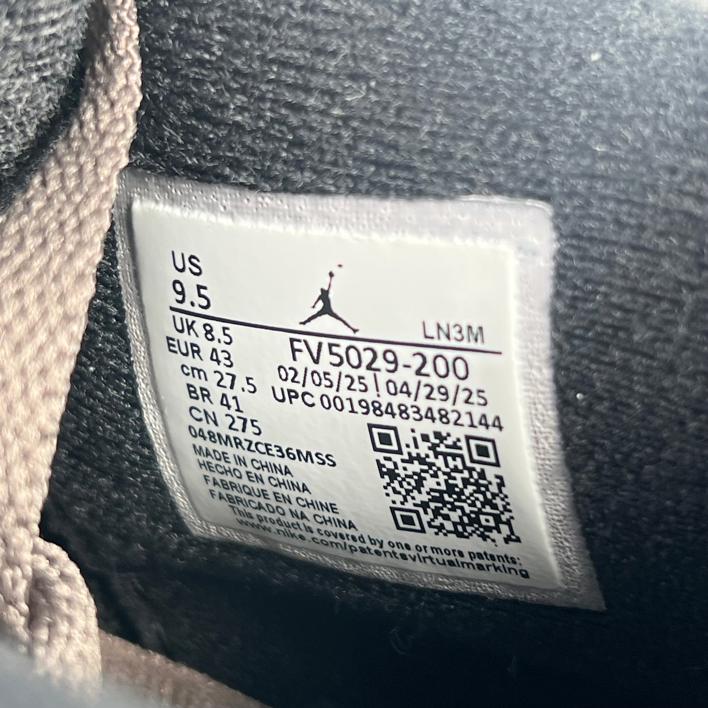Jordan 4 Cave Stone (2025) Size 9.5 NEW s17559