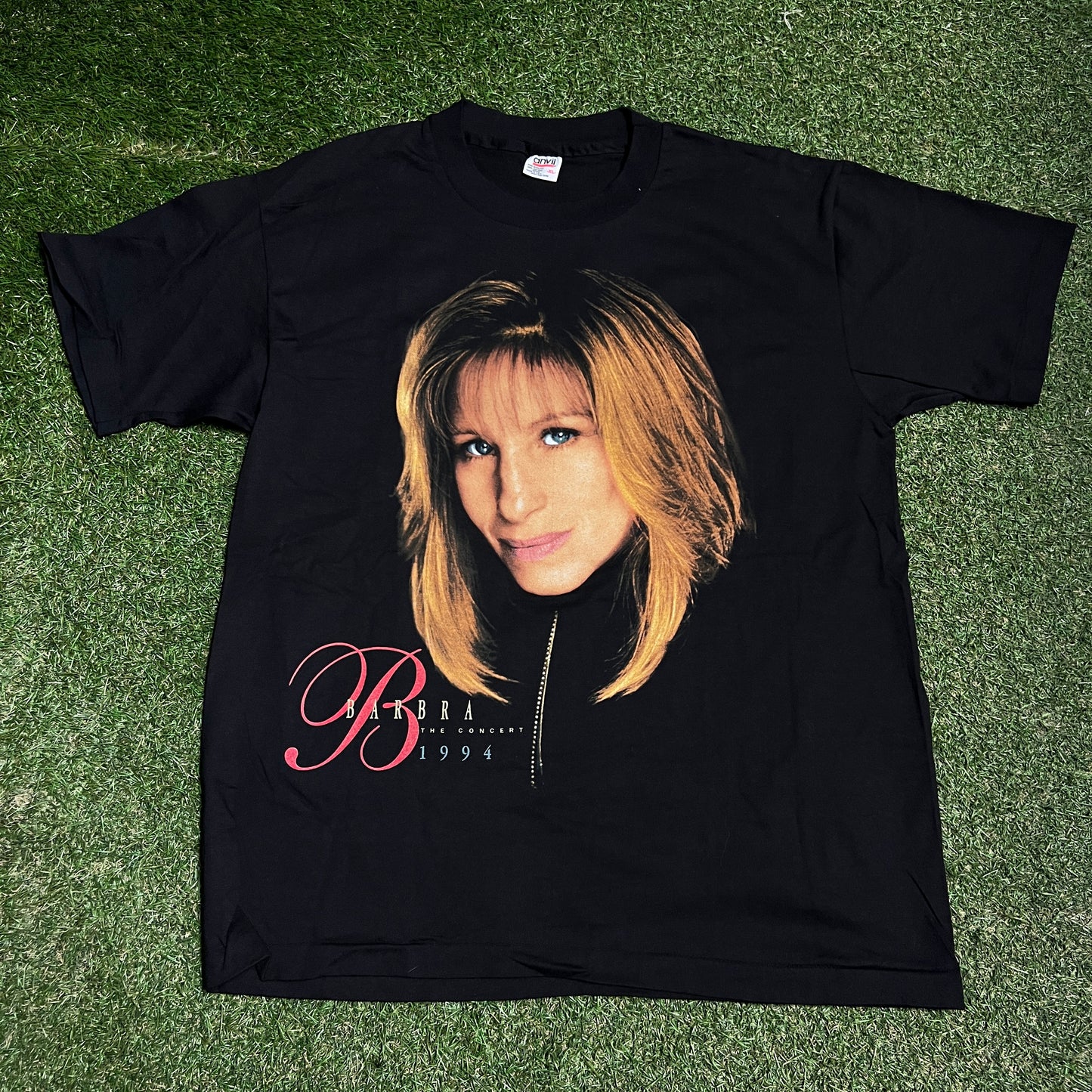 1994 Barbara Streisand "The Concert" Black Tee Size XL USED v16353