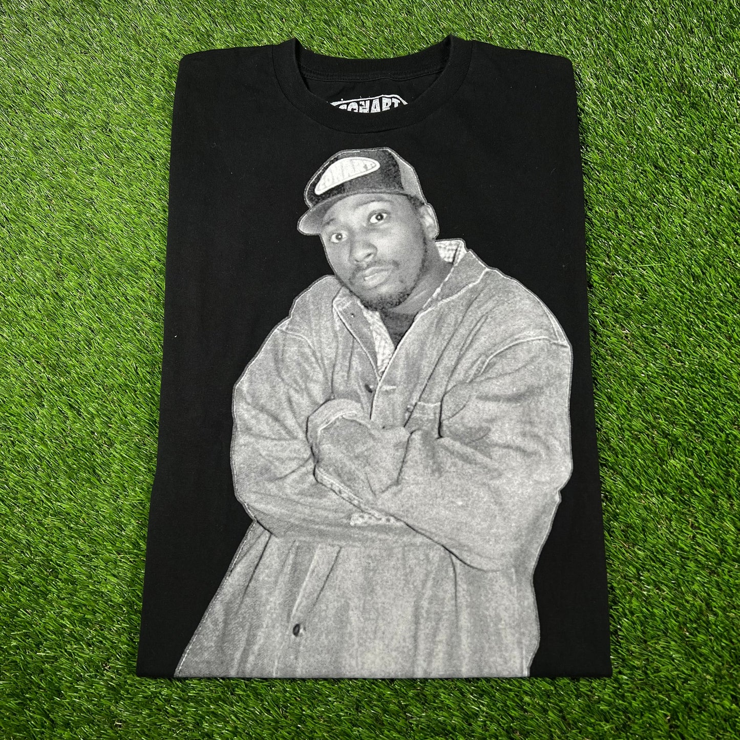 Con Art Ol' Dirty Bastard Big Graphic Black Tee Size Large USED v15965