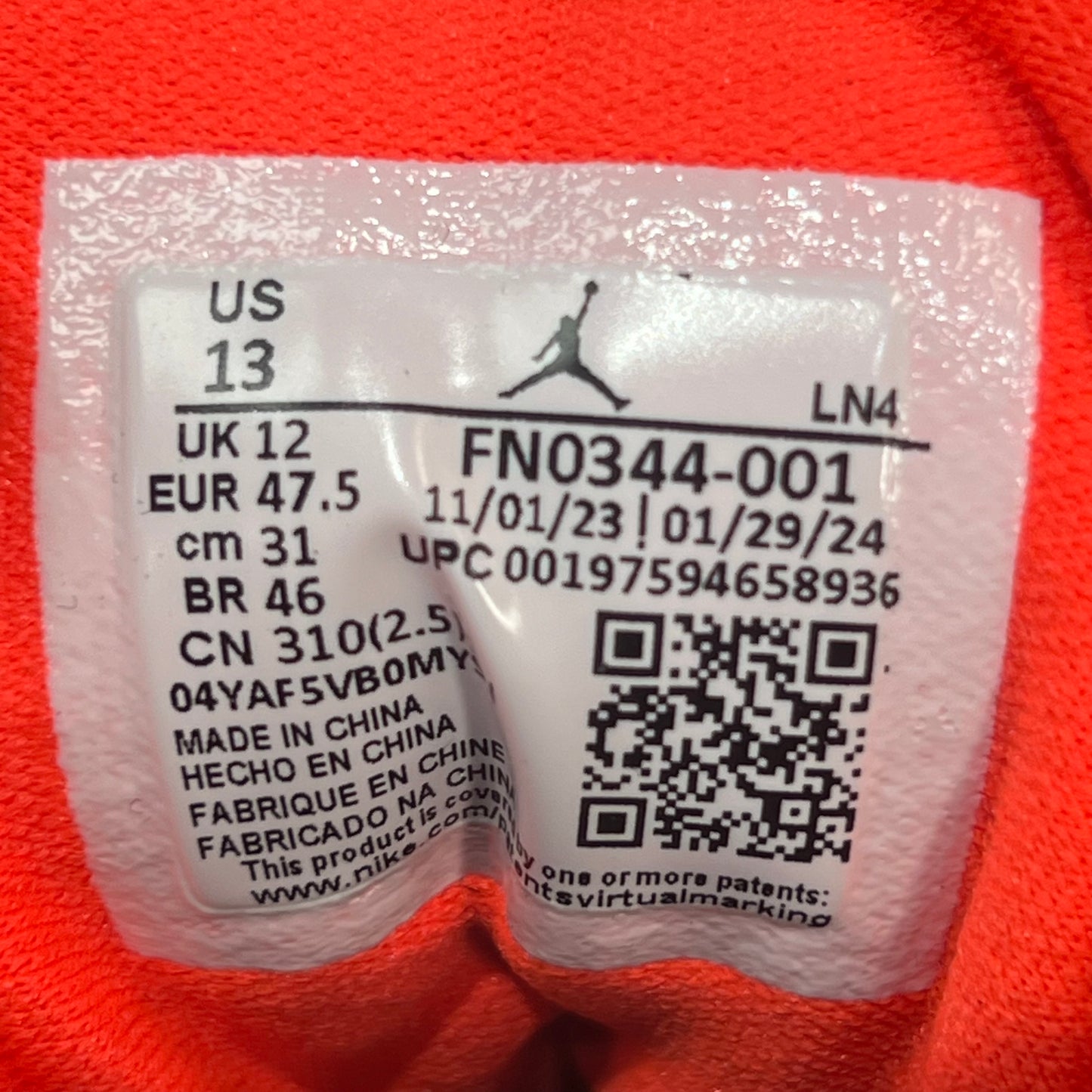 Jordan 3 J Balvin Rio (2024) Size 13 NEW s21424