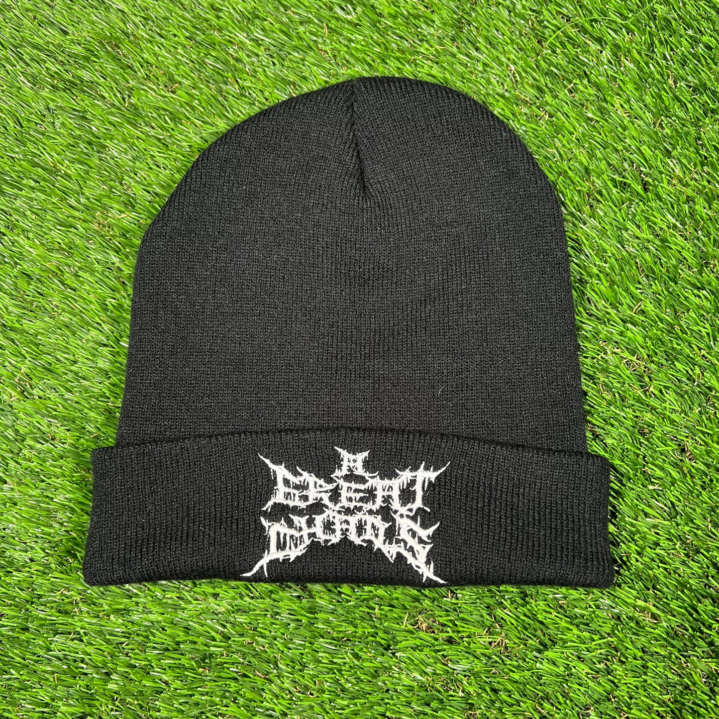 Ken Carson "A Great Chaos" Black Beanie" USED v16942