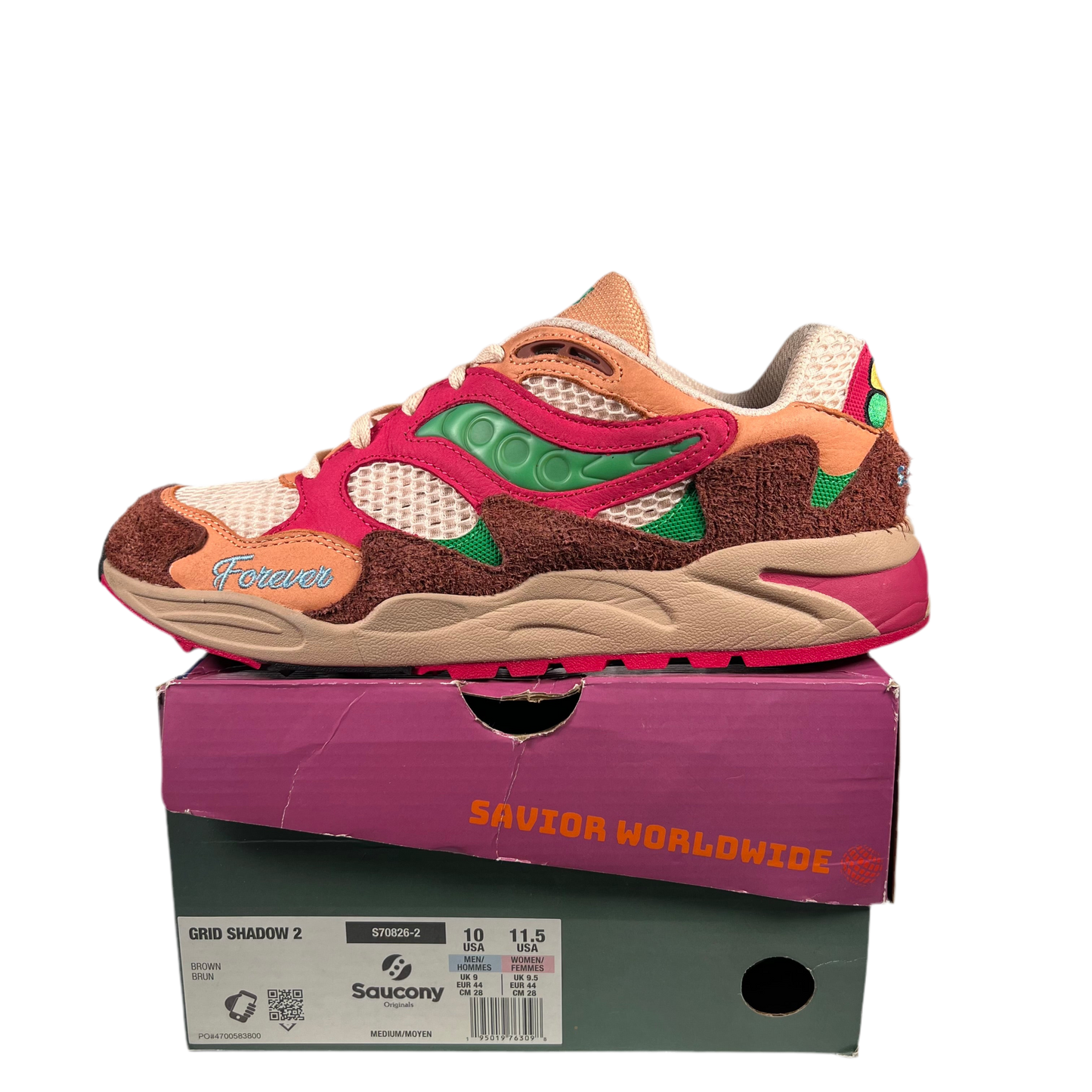 Saucony x Jae Tips Grid Shadow 2 "What's the Occasion? Wear To a Date." (2023) Size 10 USED s18162