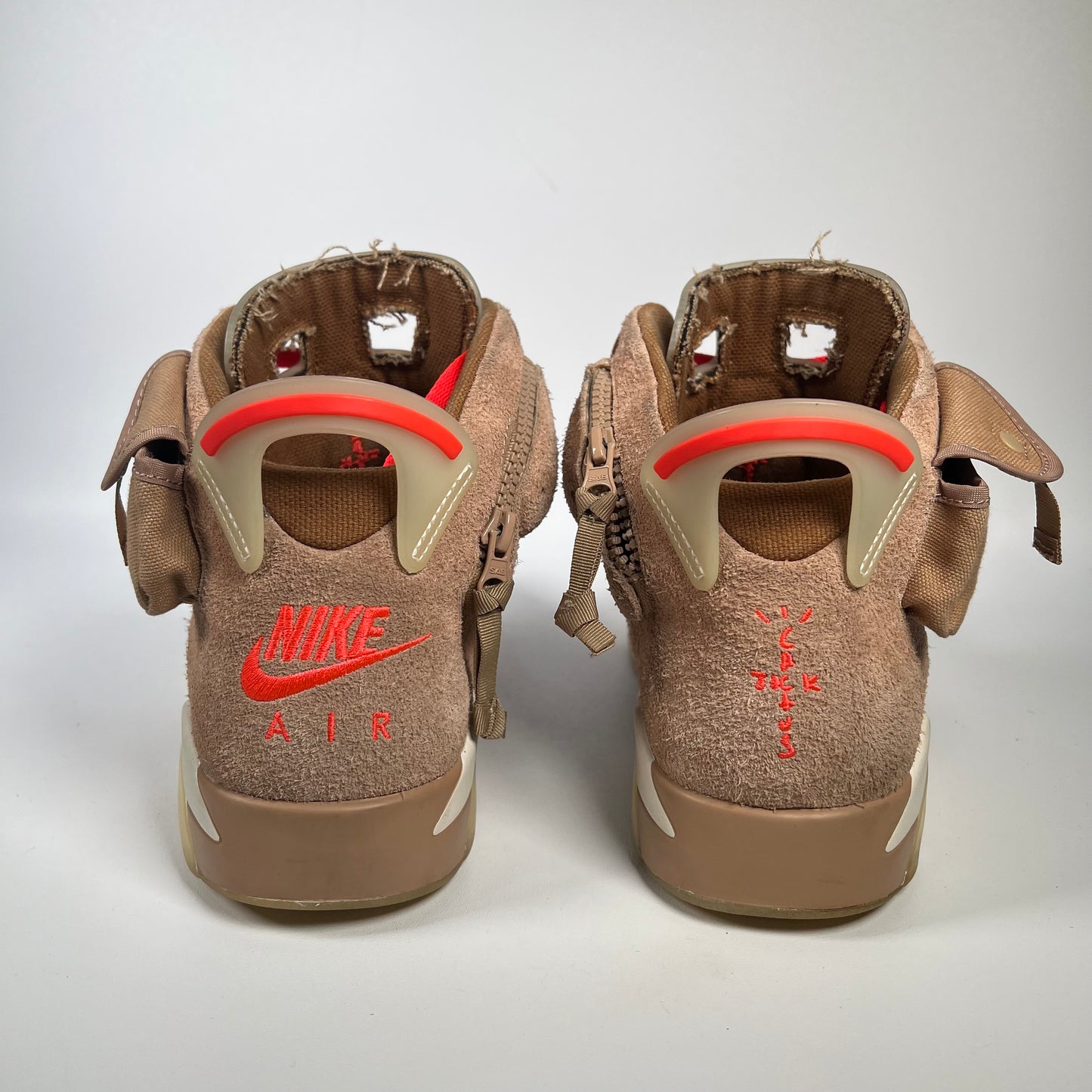 Jordan 6 Travis Scott Khaki Size 11 USED s17914