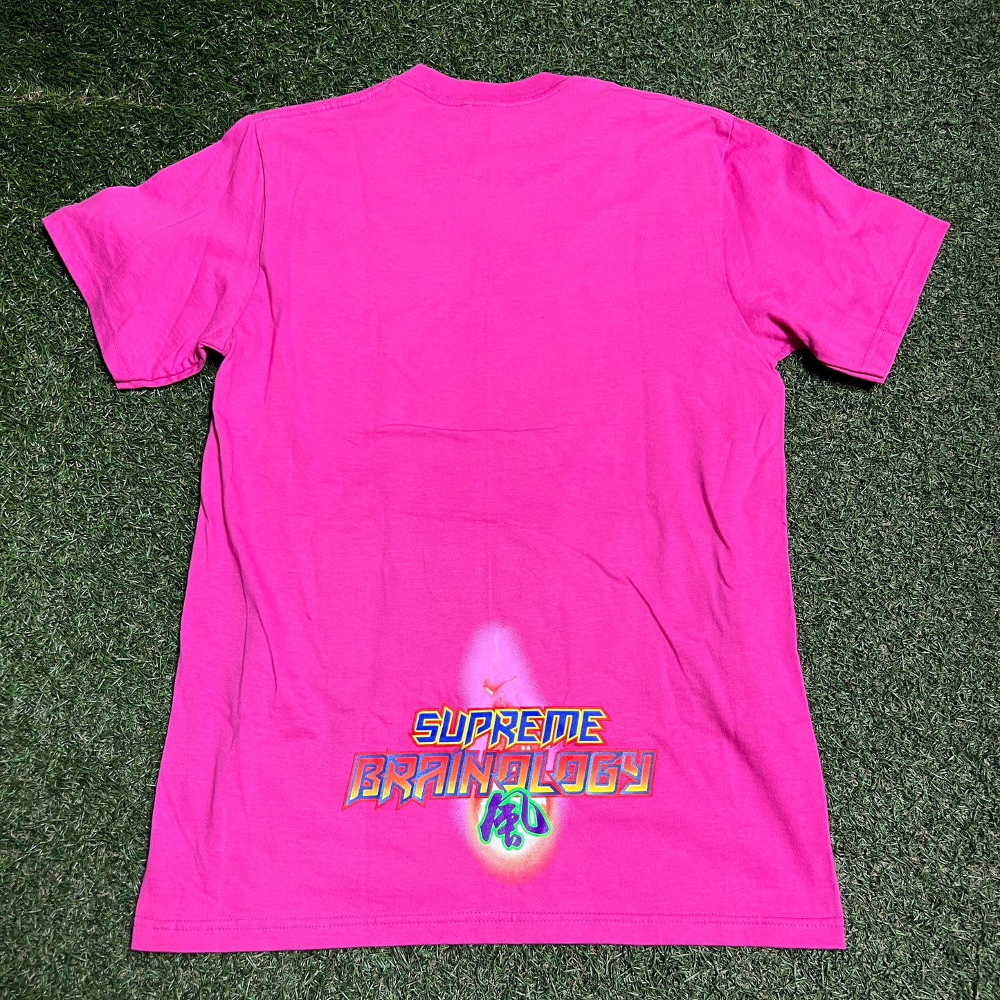 Supreme Pink Electromagnetic Tee Size Small USED x13863