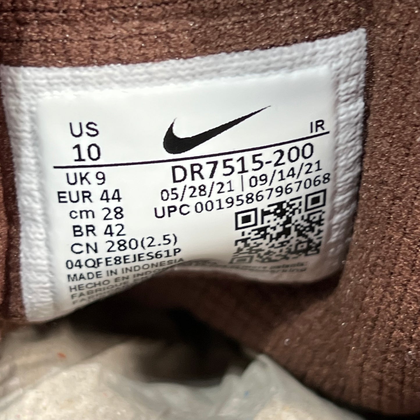 Nike Air Trainer 1 Travis Scott Wheat (2022) Size 10 NEW s21504