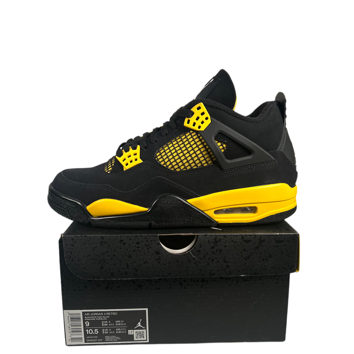 Jordan 4 Thunder (2023) Size 9 USED s17955