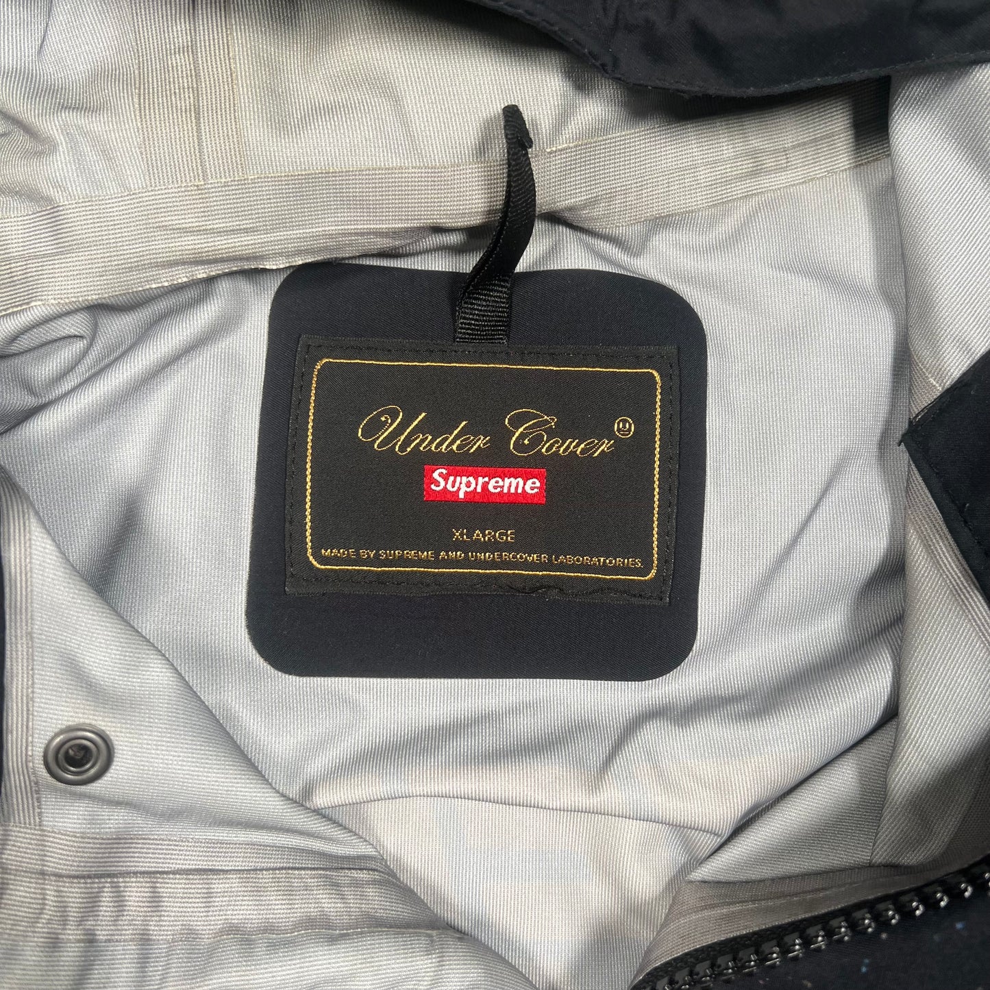 Supreme Undercover Public Enemy Taped Seam Parka (2018) Size XL USED x16658