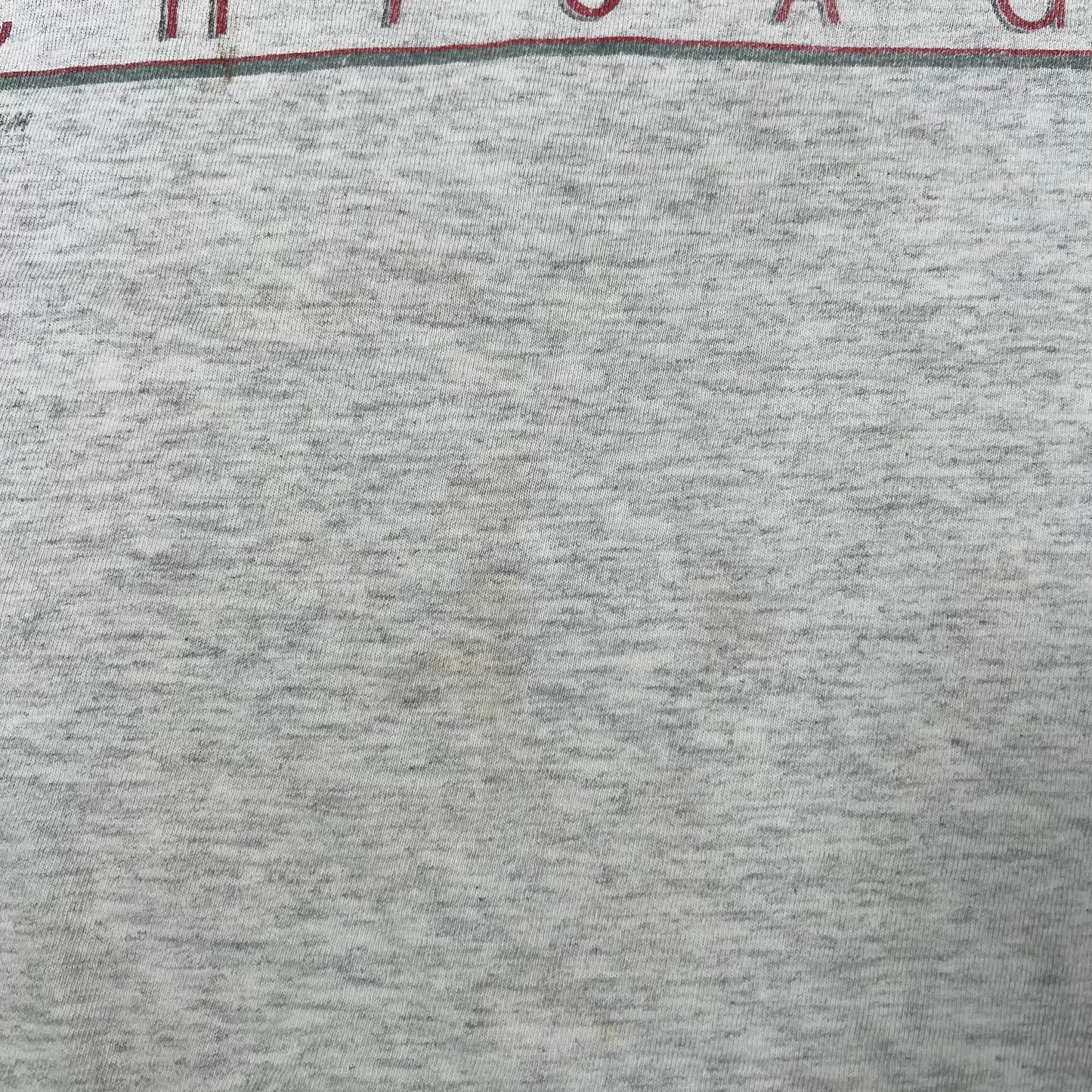 1990s Chicago Bulls XXL Salem Tag Grey Tee Size XL USED v16740