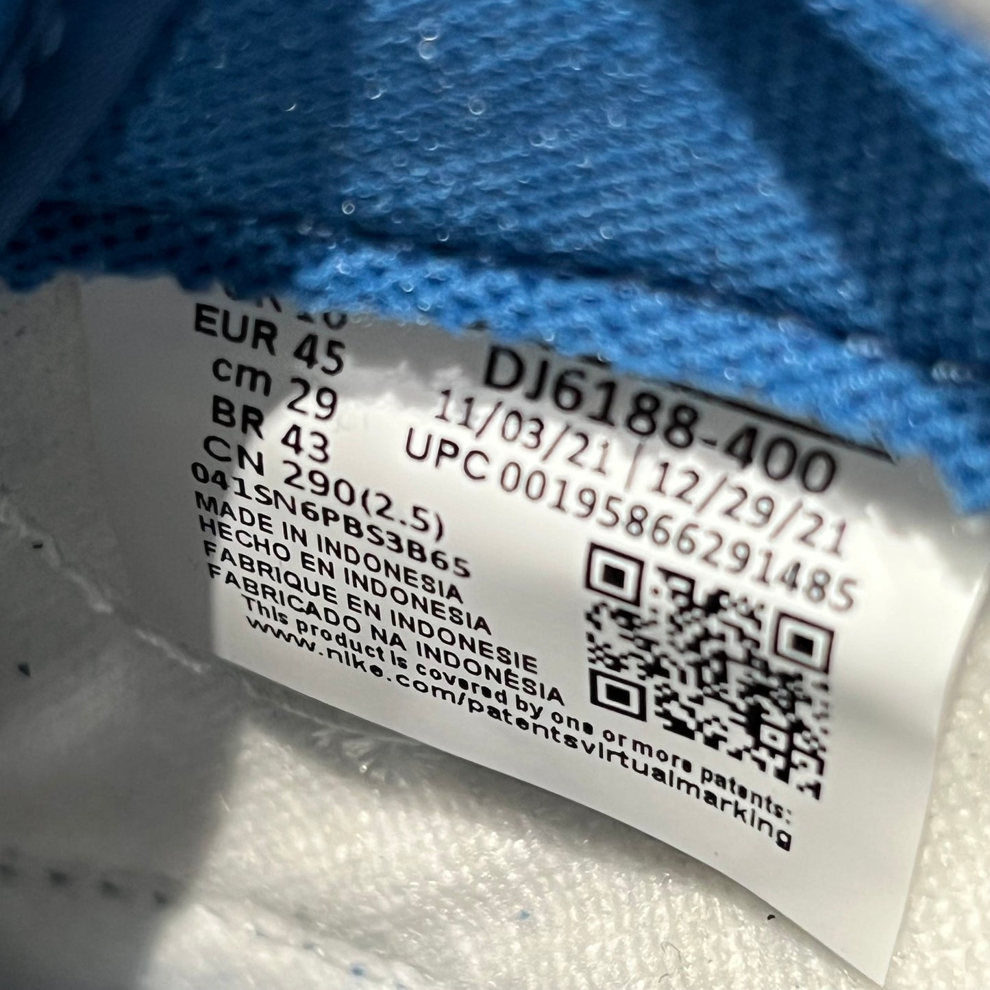 Nike Dunk Low Dark Marina Blue Size 11 NEW s16301