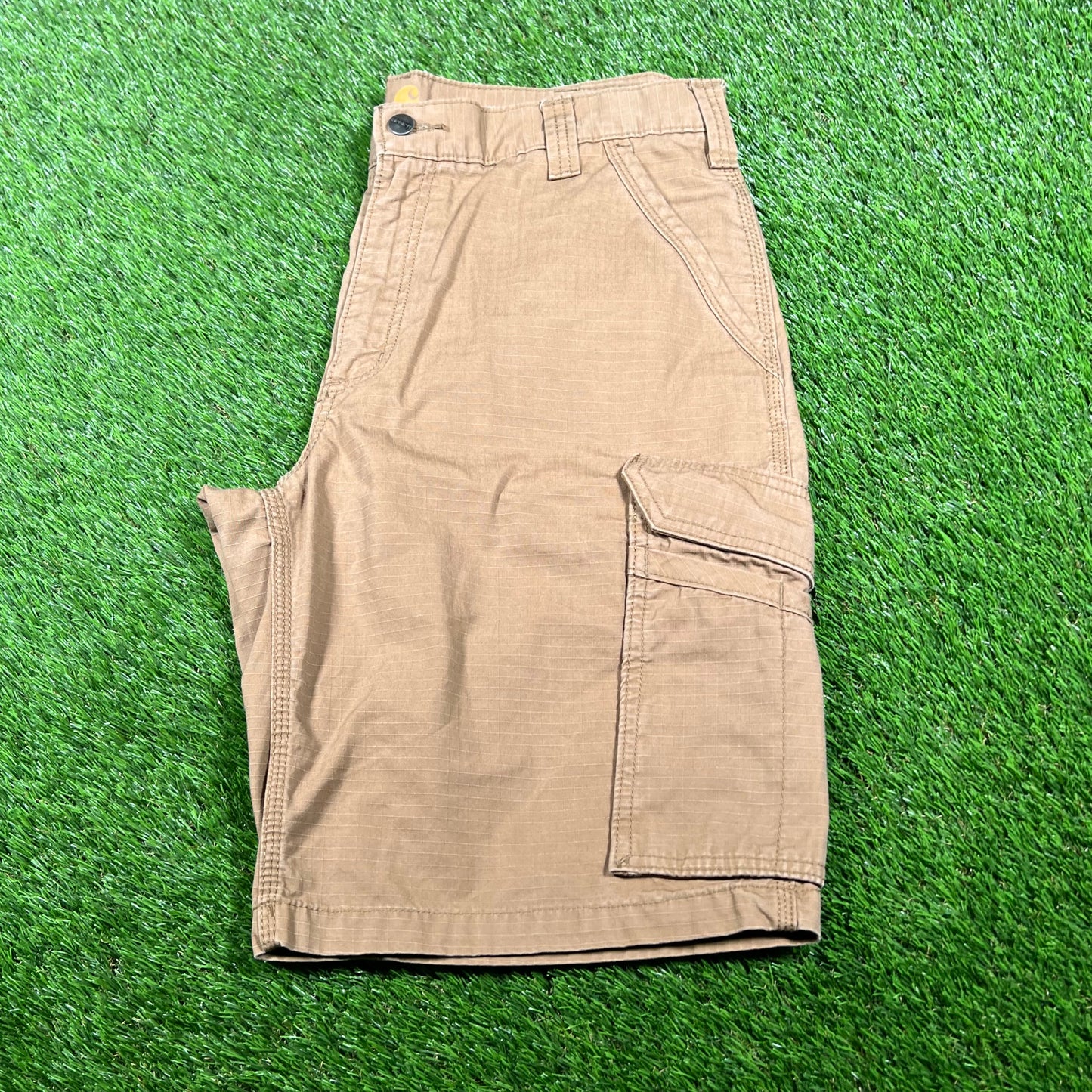 Carhartt Brown Cargo Shorts Size 34 USED v16869