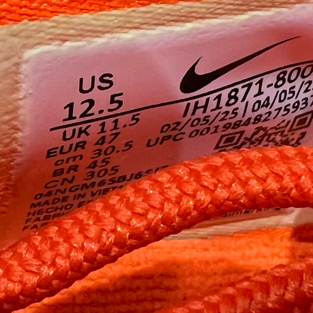 Nike Kobe 6 Total Orange (2025) Size 12.5 NEW s23630
