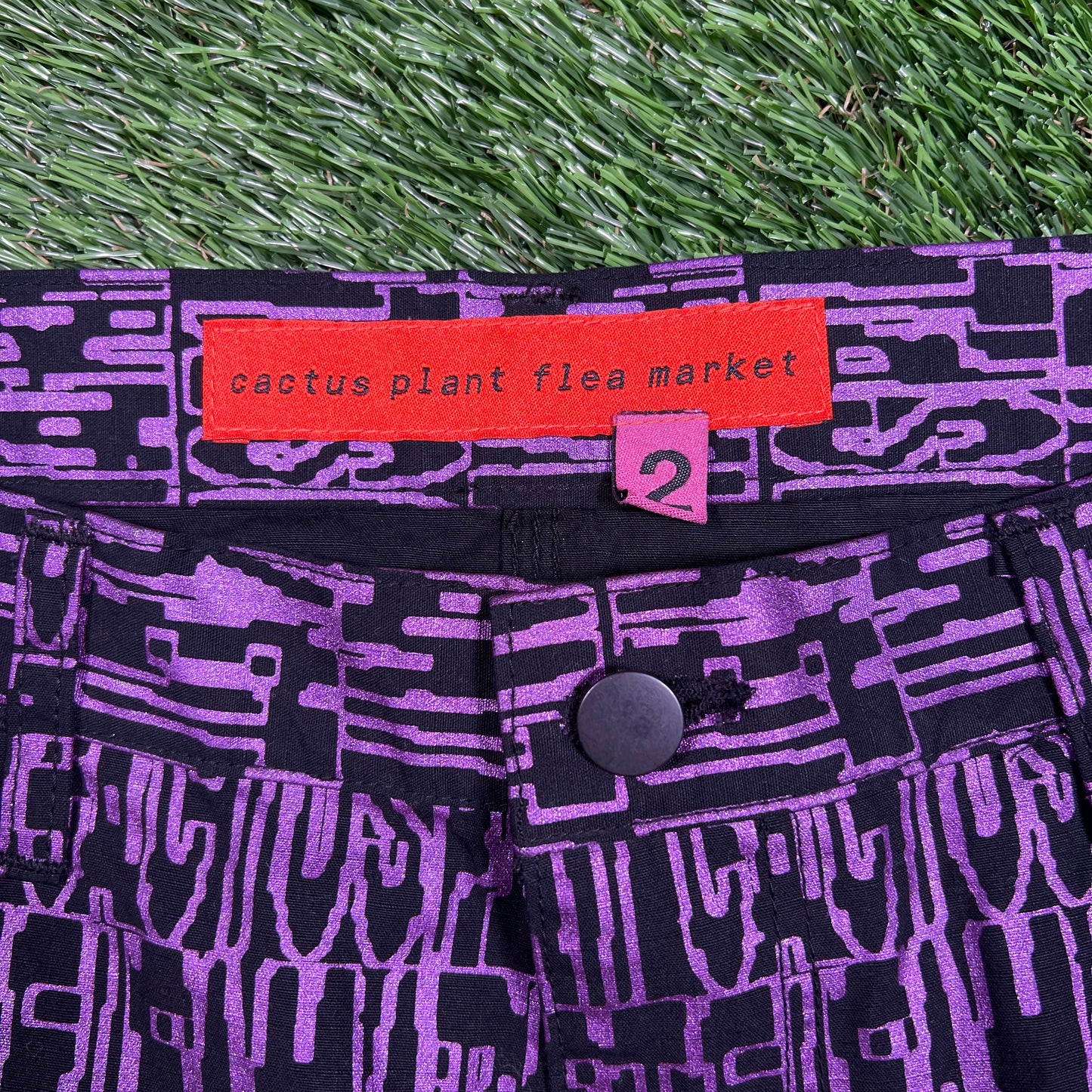 CPFM Anxiety Reflective Purple Pants Size 2 (Large) USED x15184