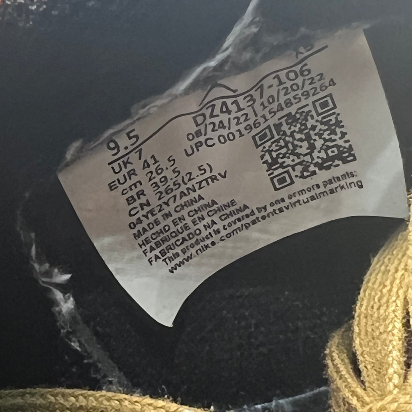 Jordan 1 Low Travis Scott Olive Size 8m/9.5w USED s13819