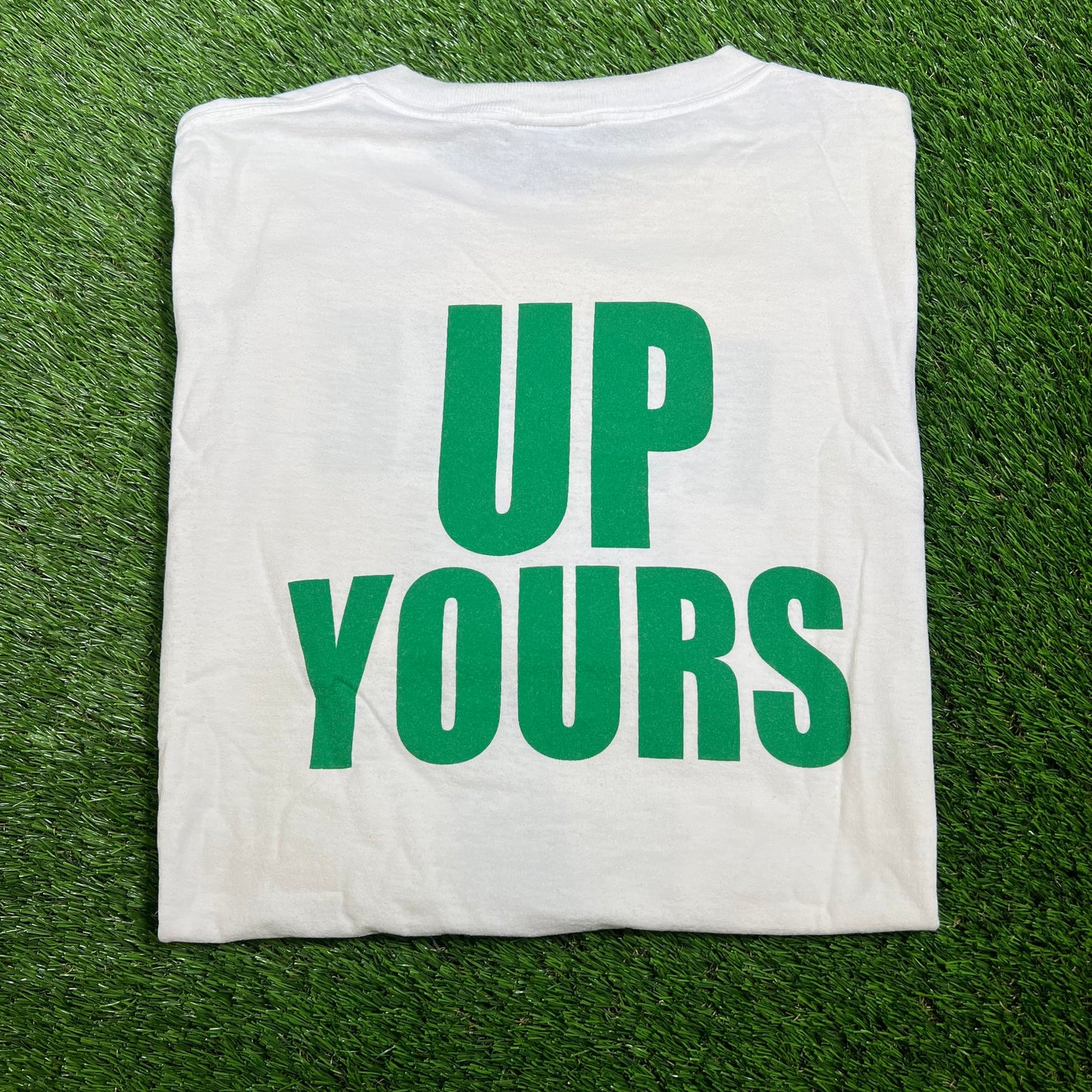 1990s 7UP Make 7 Tee White and Green Size XL USED V16539