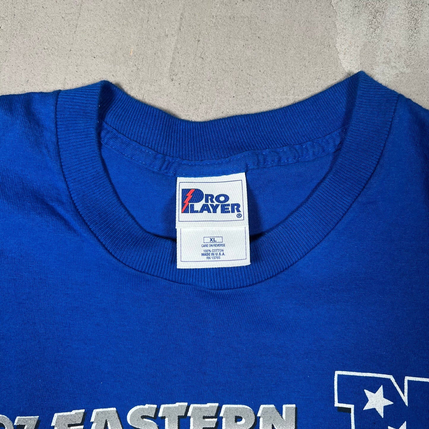 1997 New York Giants Division Champs Blue Tee Size XL USED v19322