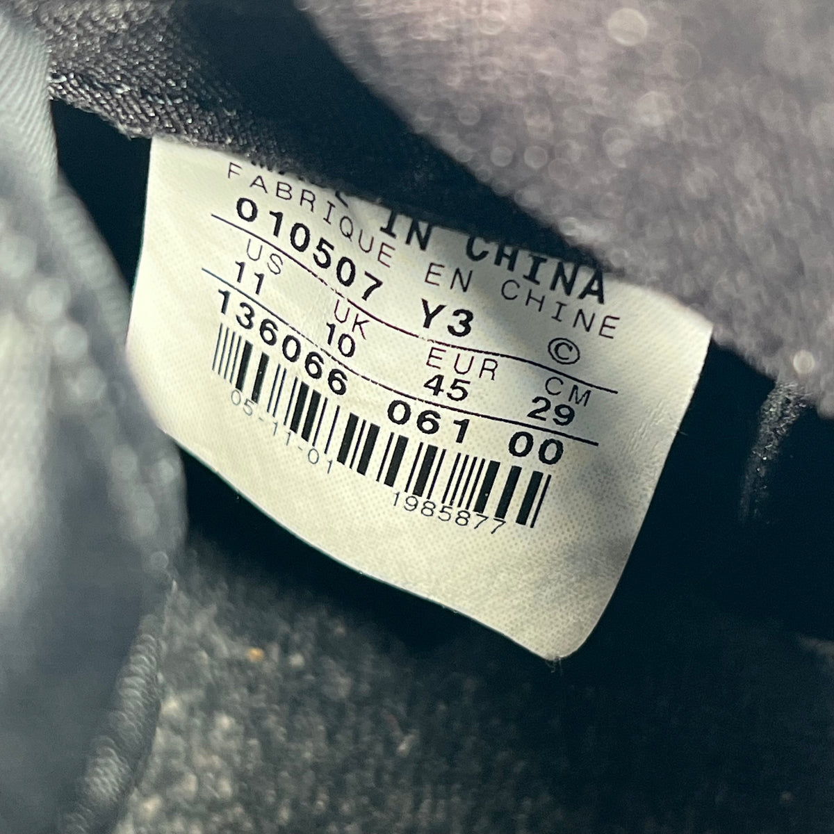 Jordan 1 Bred 2001 Size 11 USED s3073
