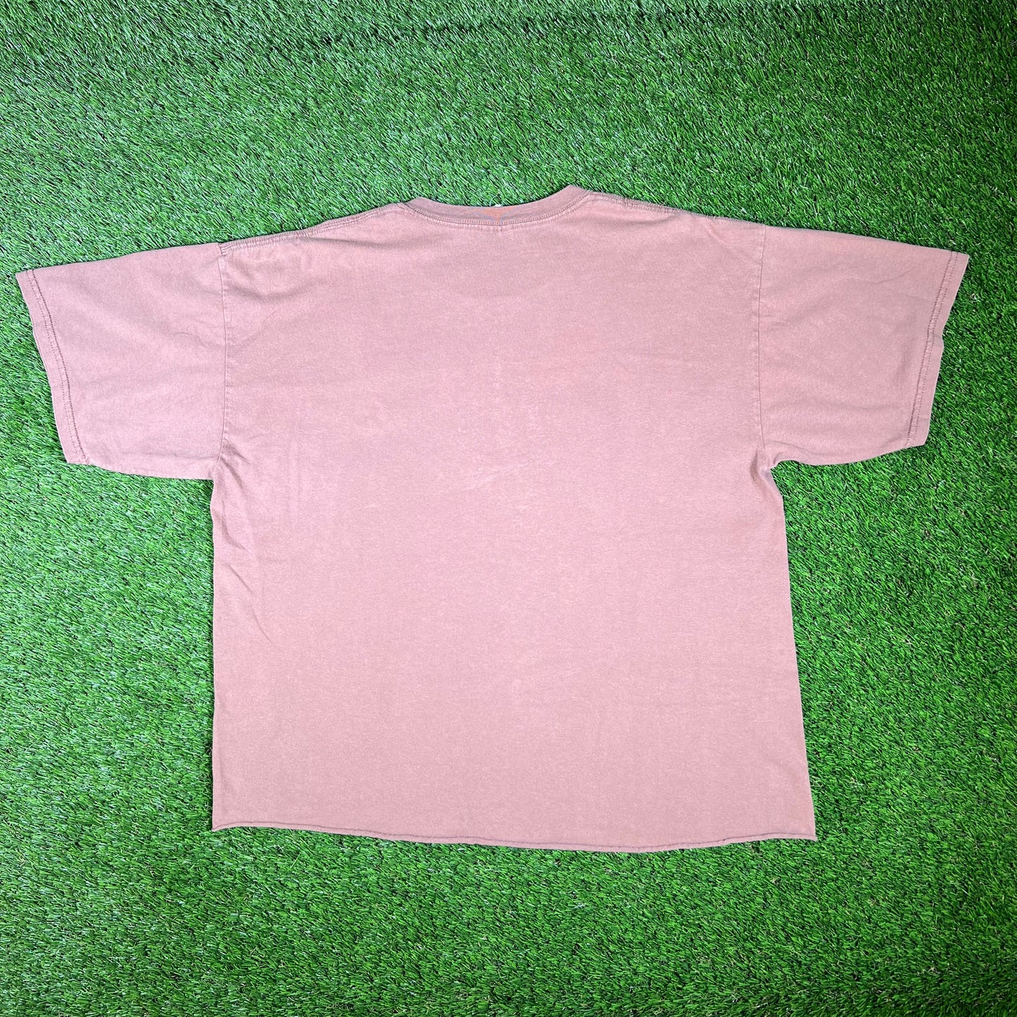 Y2K Snickers Promo Brown Cropped Tee Size XL USED v16583