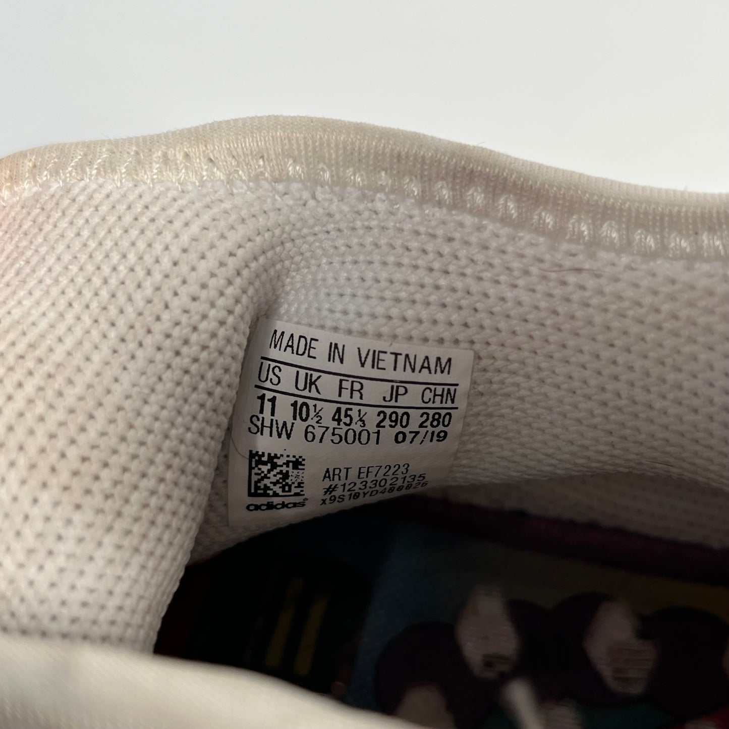 Adidas Pharrell Human Made White Red (2019) Size 11 USED s17617