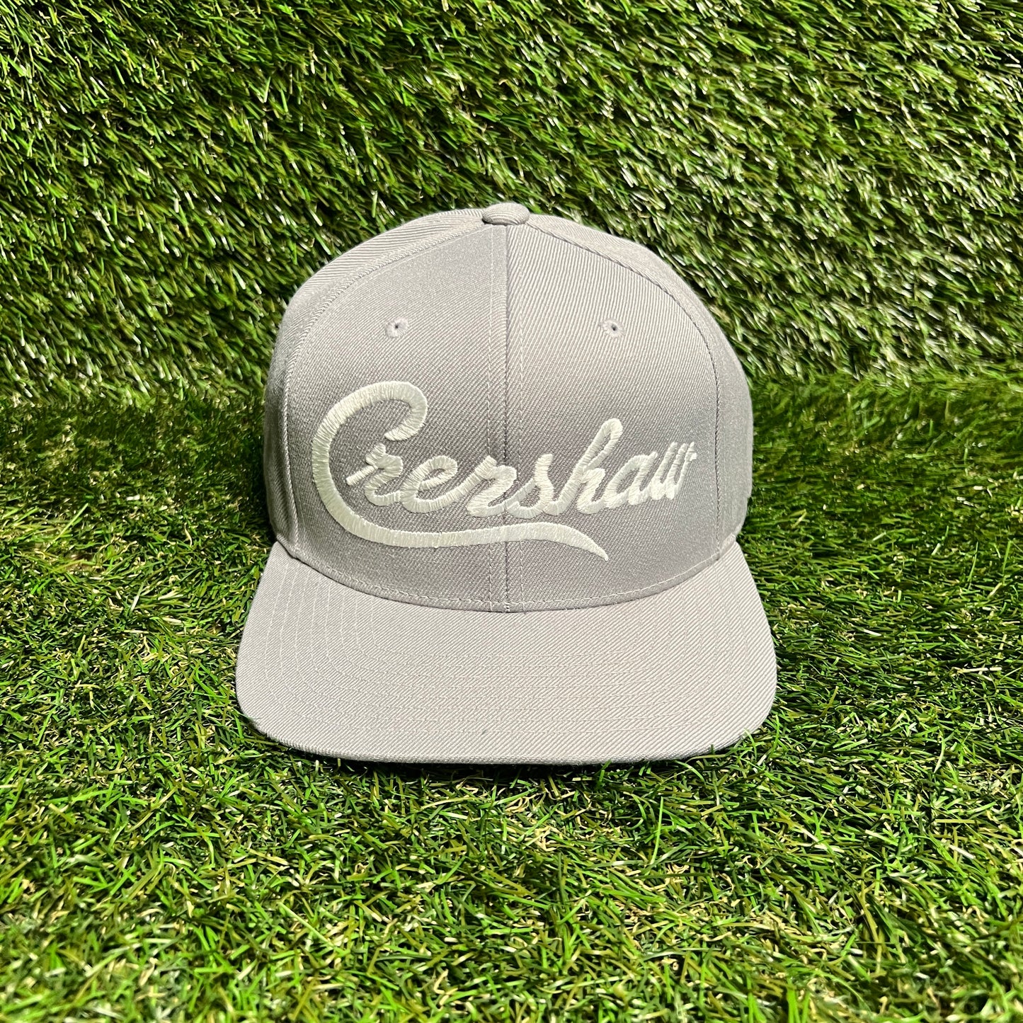 TMC Crenshaw White Logo Grey Hat One Size USED v15997