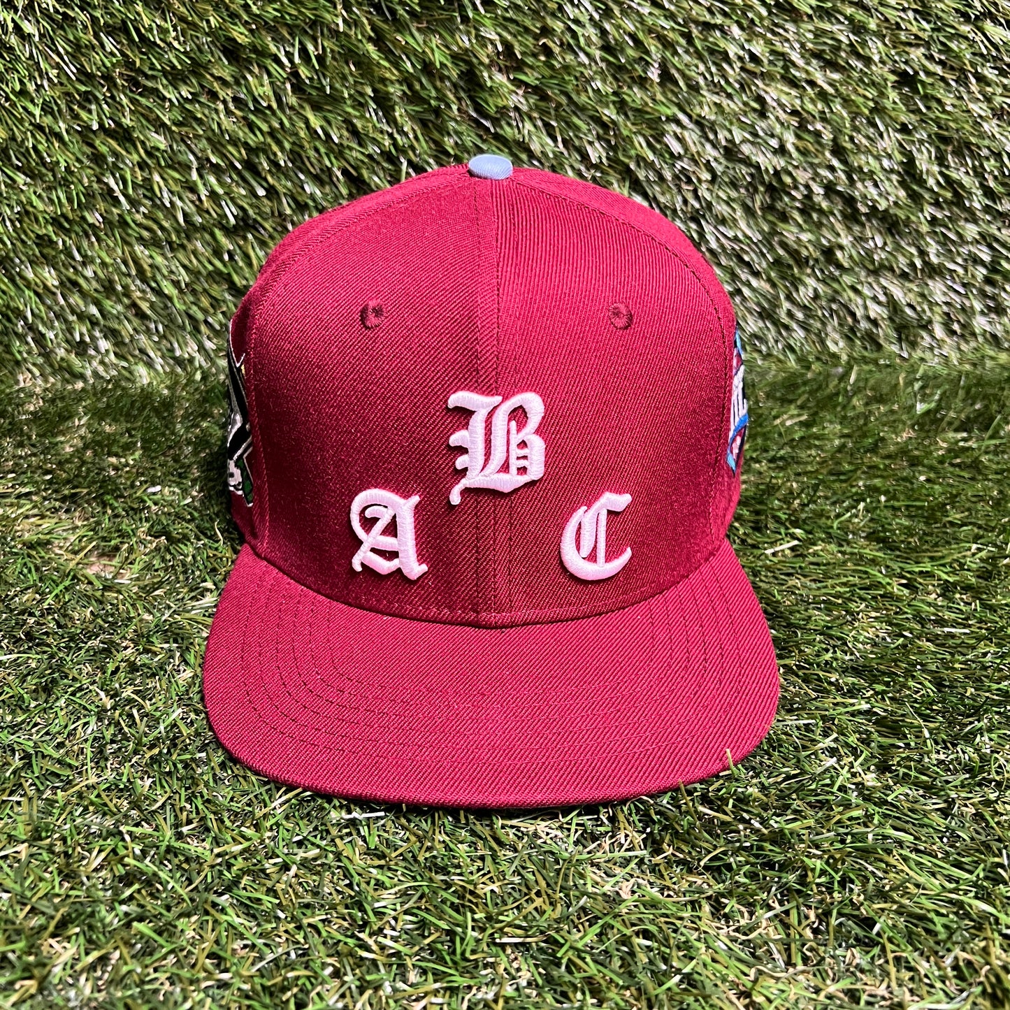 ABC Abandoned Child Red Snapback Size One Size USED v16040