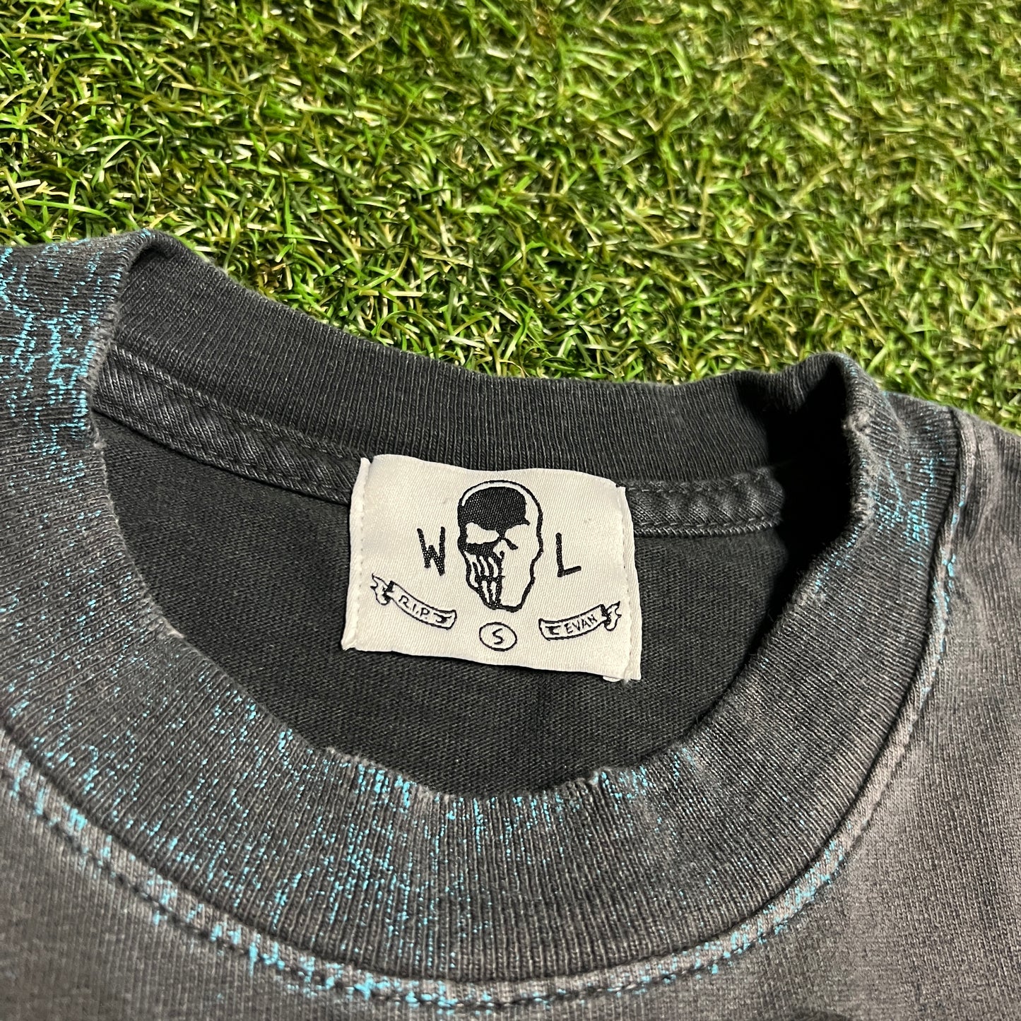 Warren Lotas Dark Grey Samurai Tee Size Small USED x14177