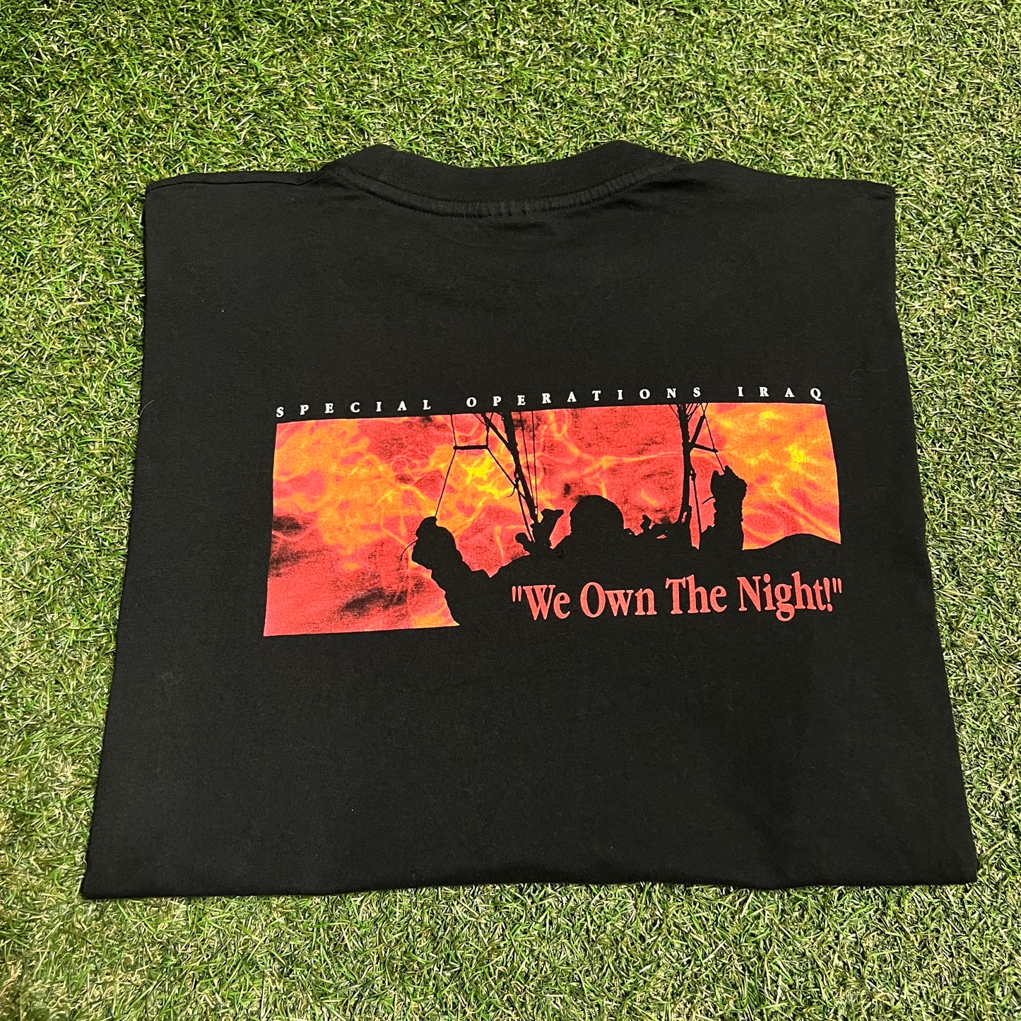 Operation Iraqi Freedom Black Tee Size XXL USED v16209