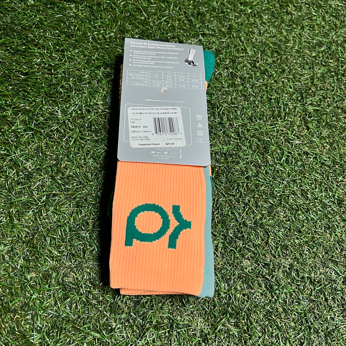 2013 Nike KD Hyper Elite Socks Bright Orange NEW v16408